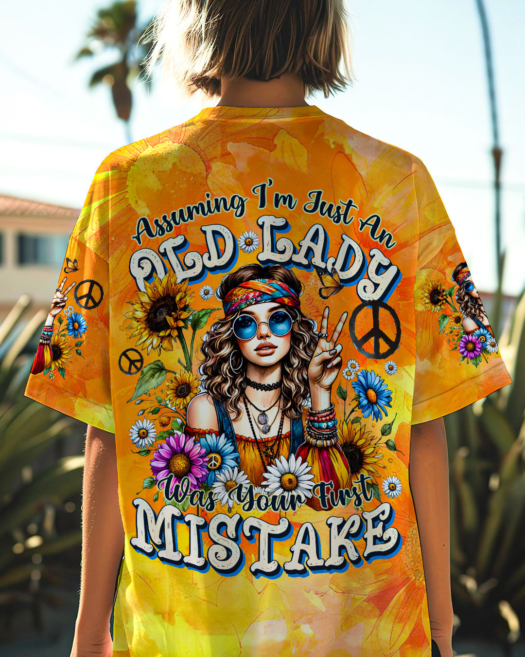 ASSUMING I'M JUST AN OLD LADY WAS YOUR FIRST MISTAKE ALL OVER PRINT - TYTM0608242