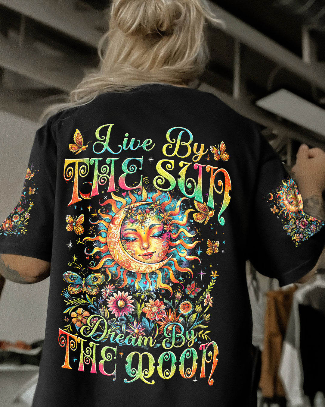LIVE BY THE SUN DREAM BY THE MOON ALL OVER PRINT - TYTM2707241