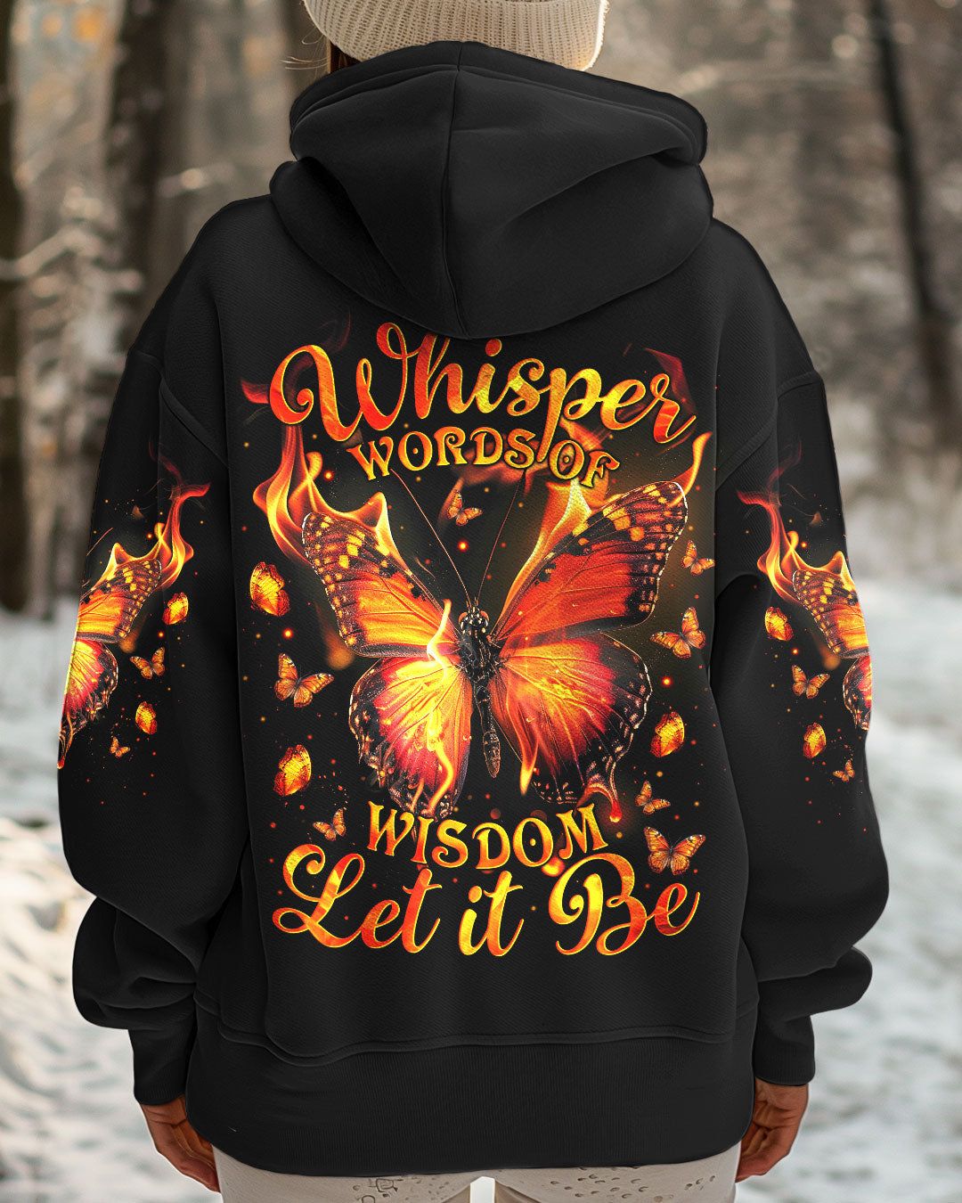 WHISPER WORDS OF WISDOM LET IT BE BUTTERFLY ALL OVER PRINT - TYTM2211241