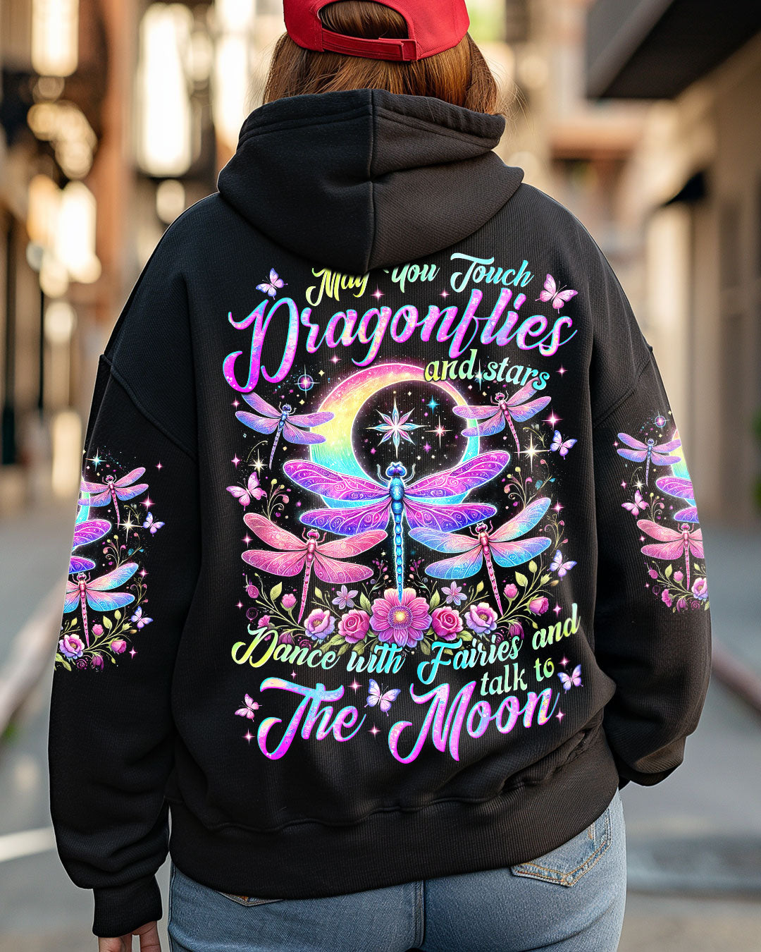 MAY YOU TOUCH DRAGONFLIES AND STARS ALL OVER PRINT - TYTM1702252