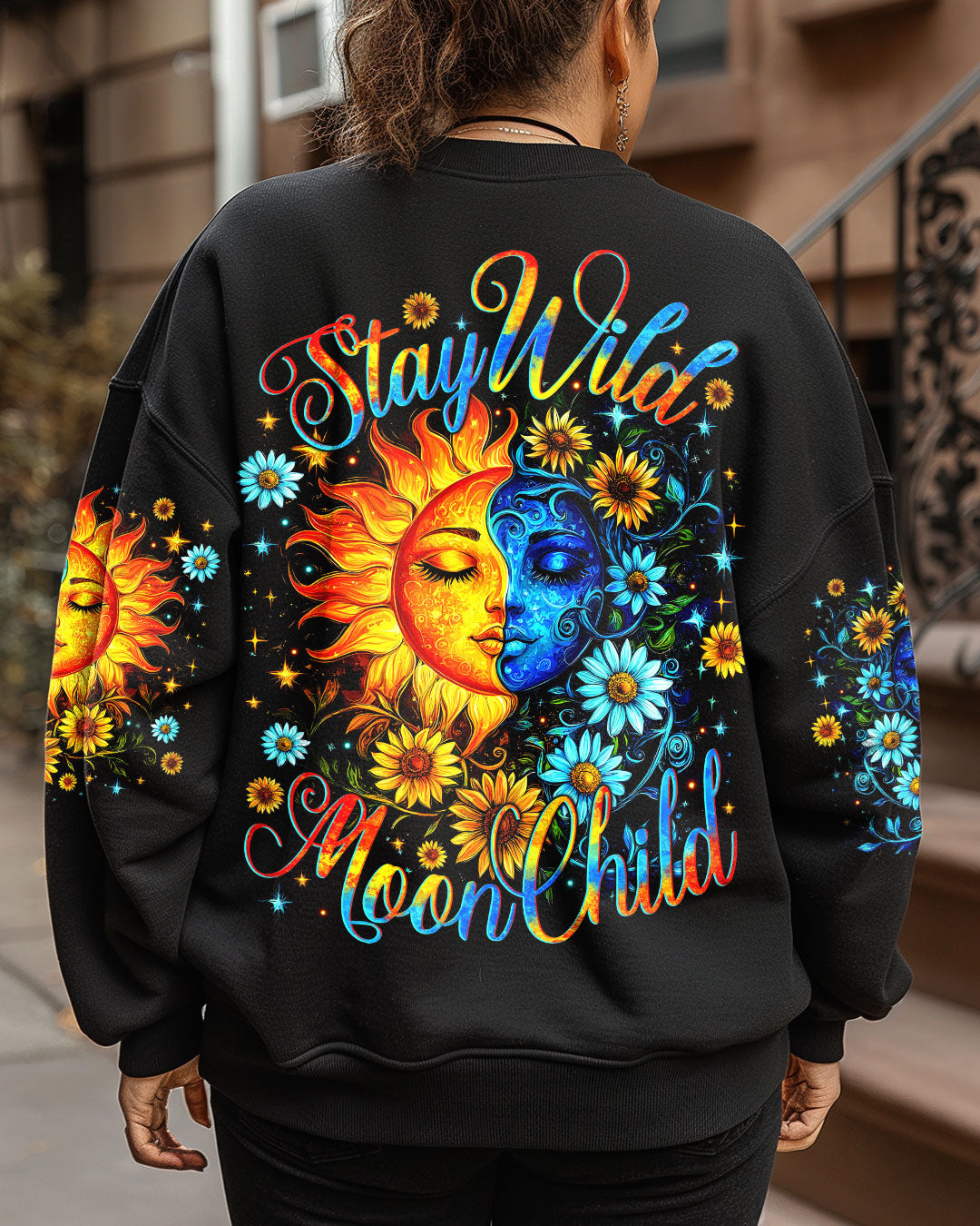STAY WILD MOON CHILD SUN AND MOON ALL OVER PRINT - TYTM1112242