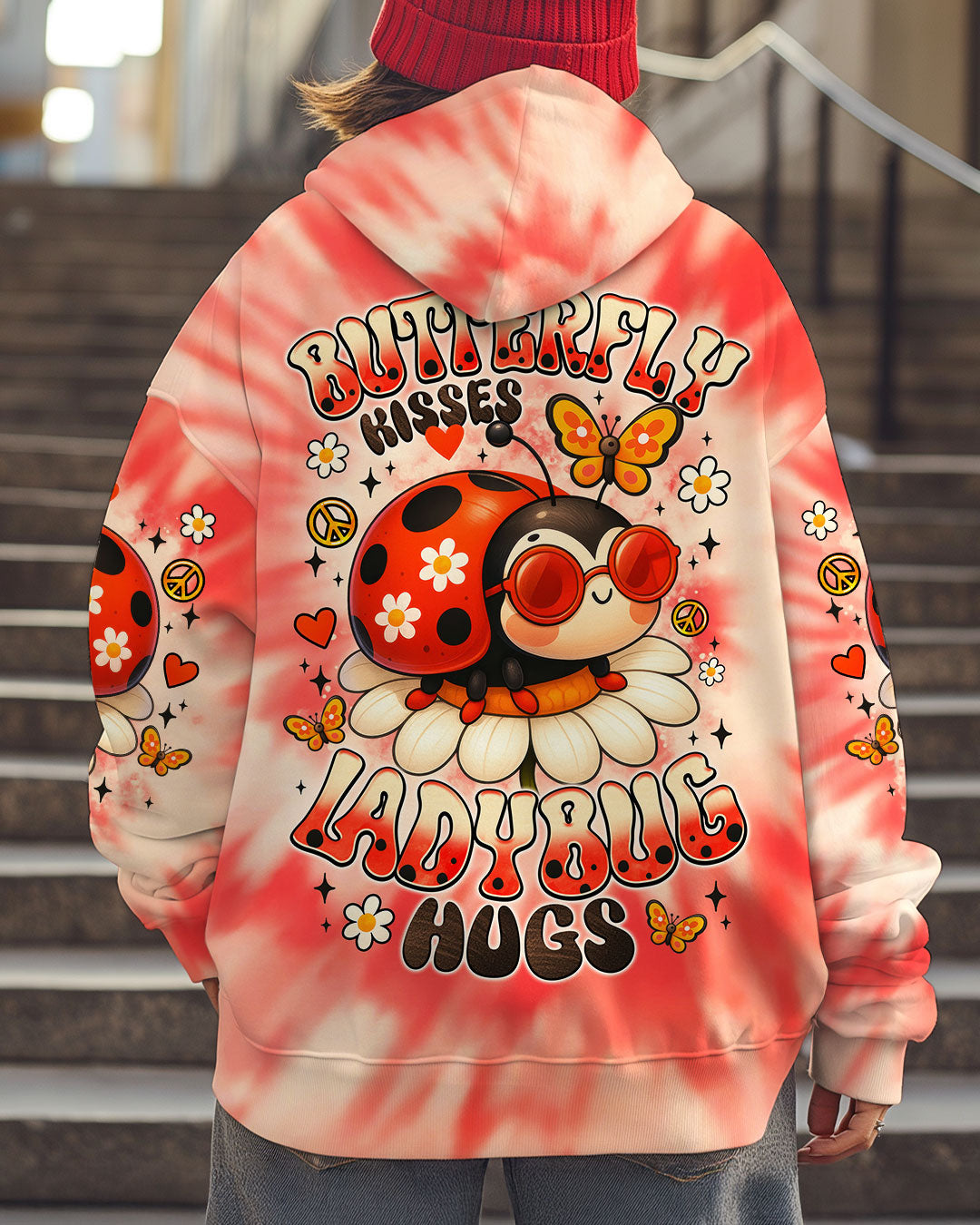BUTTERFLY KISSES AND LADYBUG HUGS ALL OVER PRINT - TYTM1906252