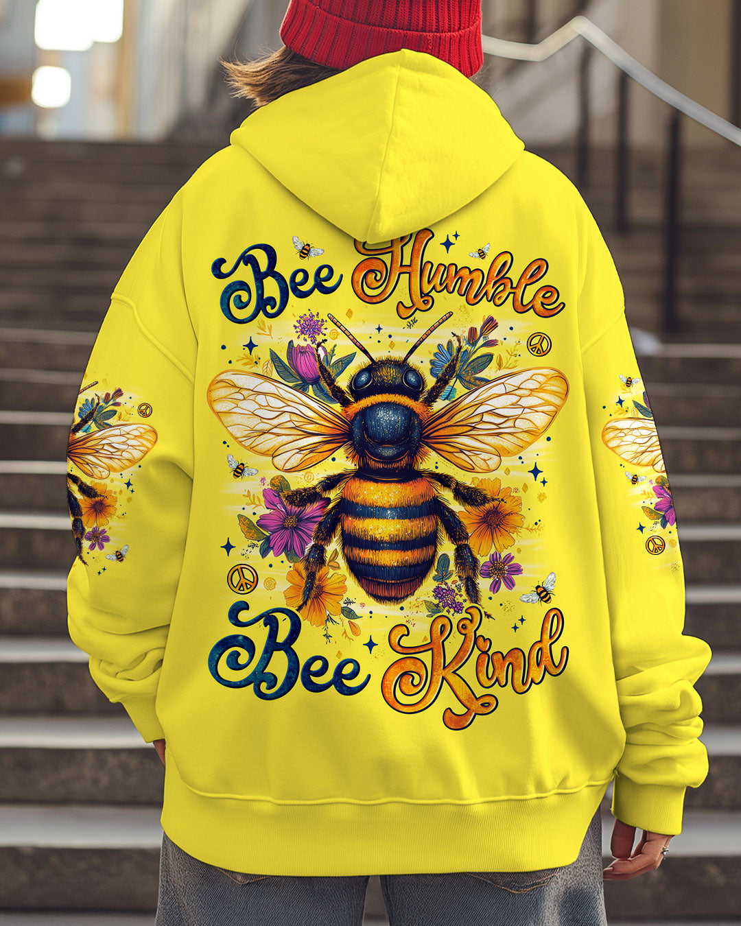 BEE HUMBLE BEE KIND ALL OVER PRINT - TYTM1606251
