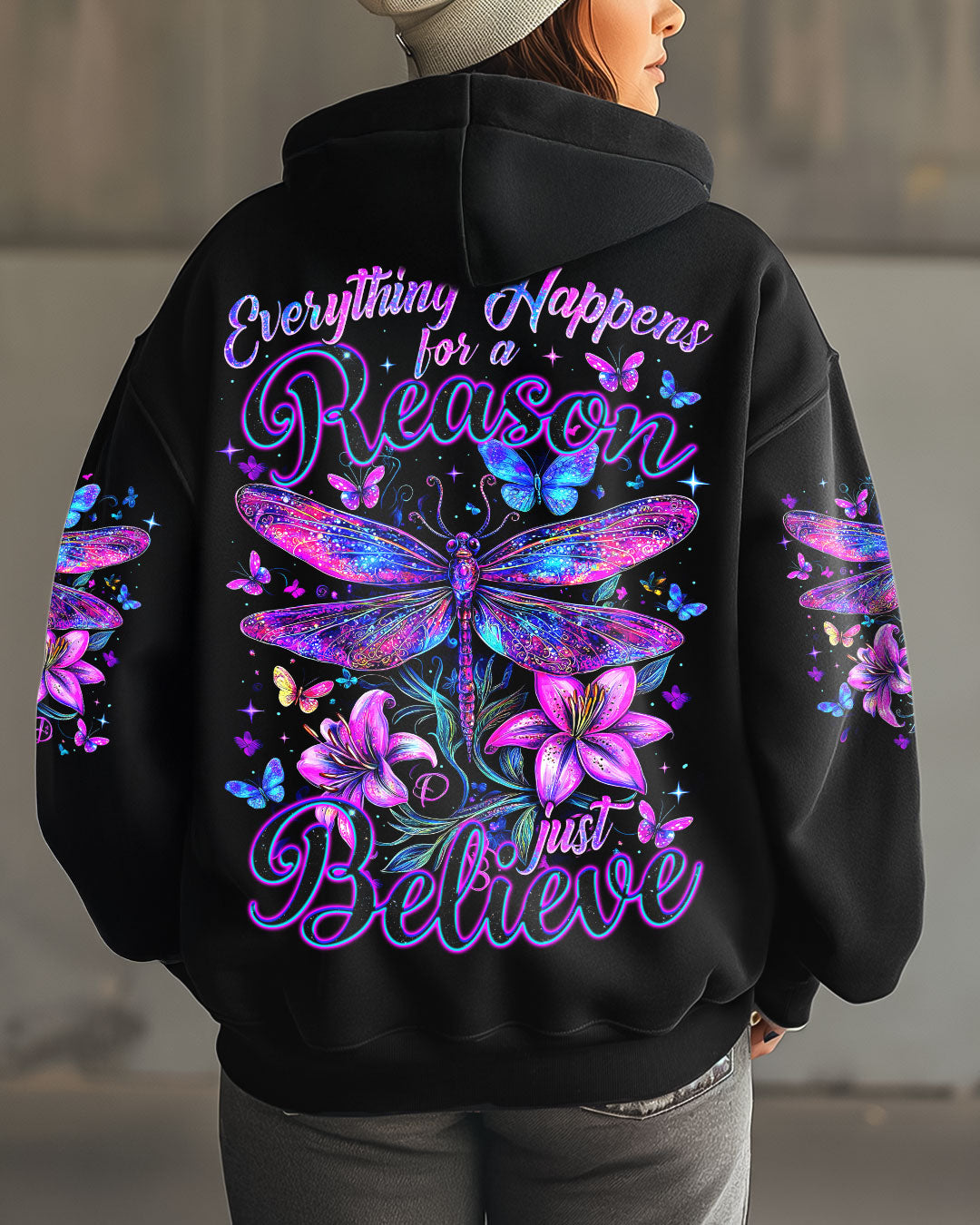 JUST BELIEVE DRAGONFLY ALL OVER PRINT - TYTM2502252