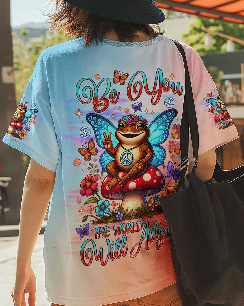 BE YOU THE WORLD WILL ADJUST TOAD ALL OVER PRINT - TLNZ0509242