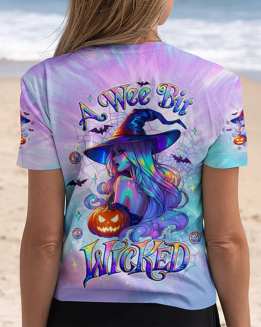 A WEE BIT WICKED HALLOWEEN ALL OVER PRINT - YHLT1808253