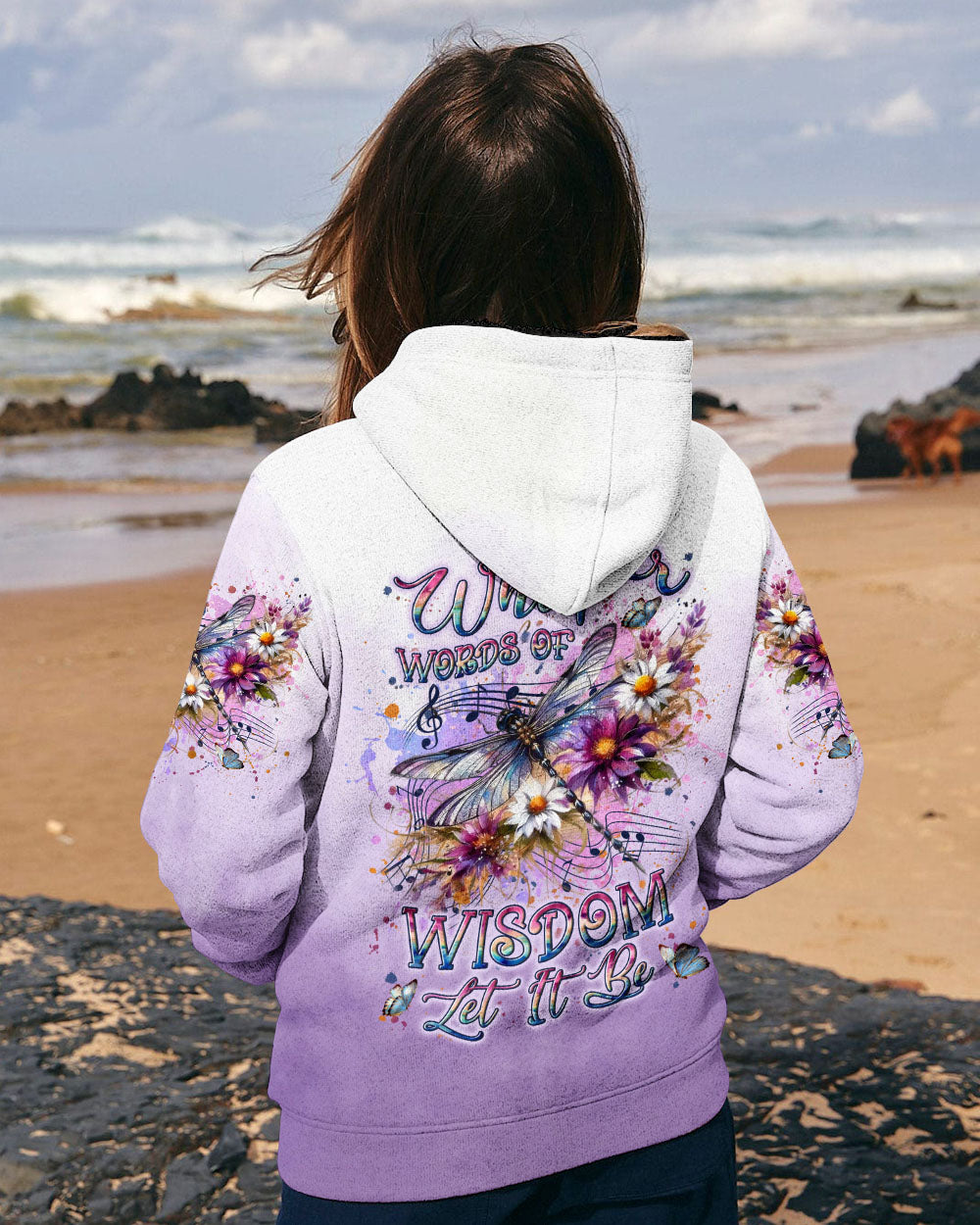 WHISPER WORDS OF WISDOM LET IT BE DRAGONFLY ALL OVER PRINT - YHLN0601253