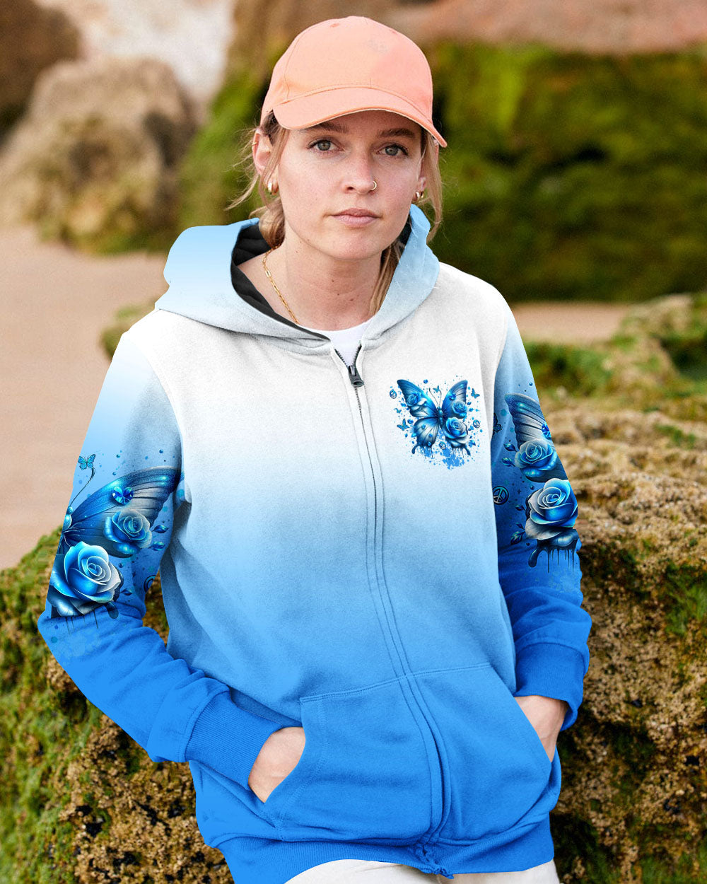 WHISPER WORDS OF WISDOM BUTTERFLY ALL OVER PRINT - YHLT0204253