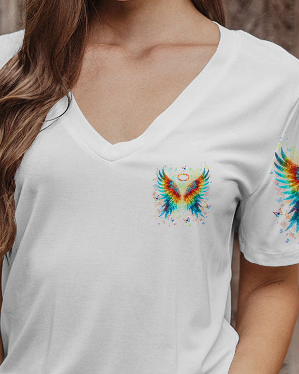 I BELIEVE THERE ARE ANGELS AMONG US WINGS ALL OVER PRINT - YHLN100424