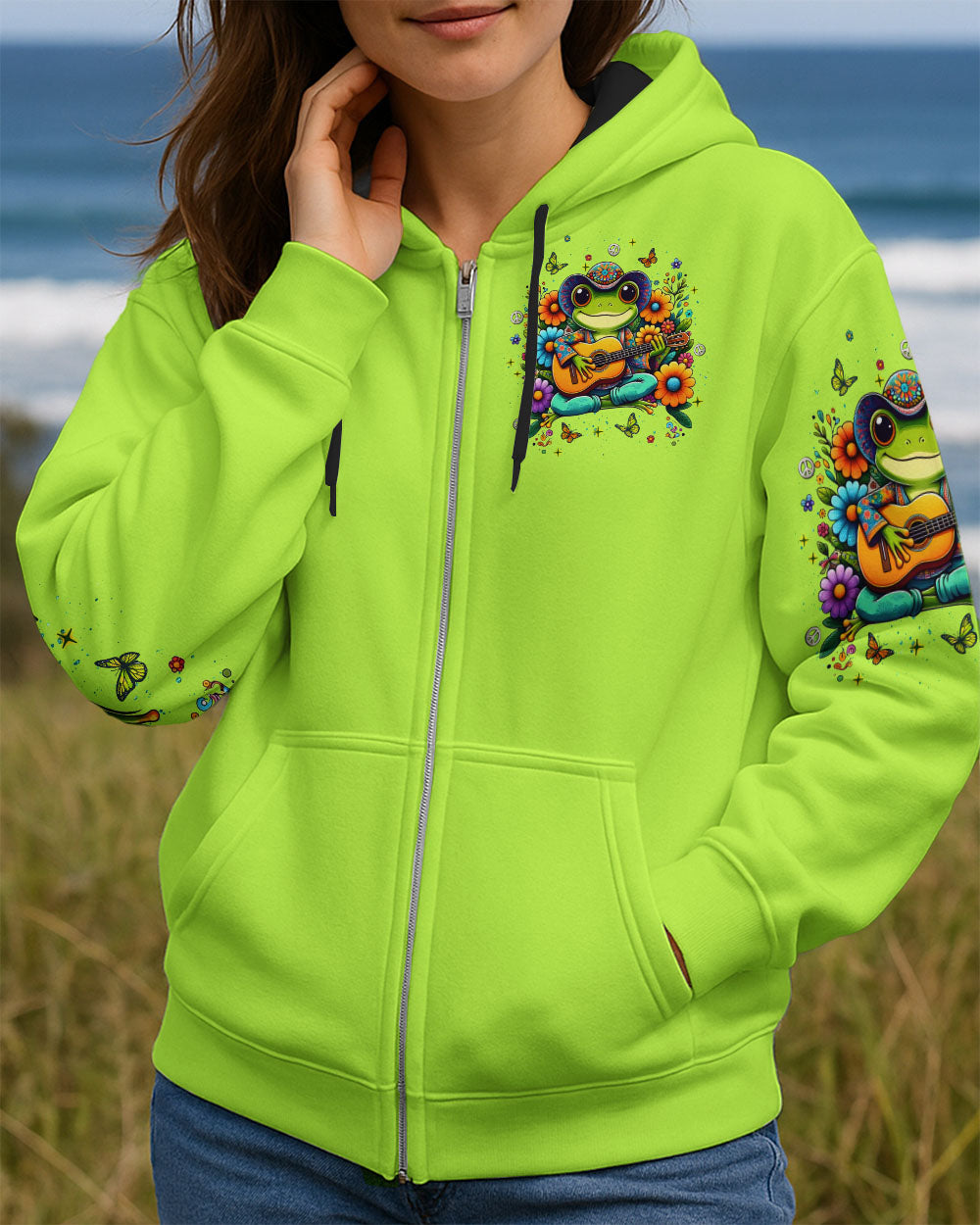 DO WHAT MAKES YOU HAPPY FROG ALL OVER PRINT  - TLNT2208254