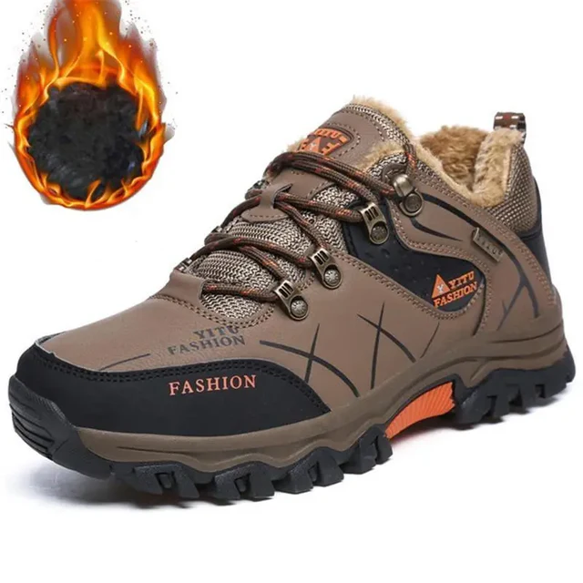 Non-Slip Hiking Shoes for Men – Warm & Durable for Outdoor Adventures