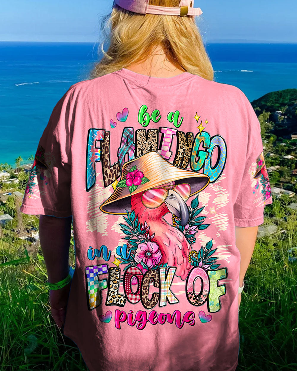 BE A FLAMINGO ALL OVER PRINT - TYTM0806231