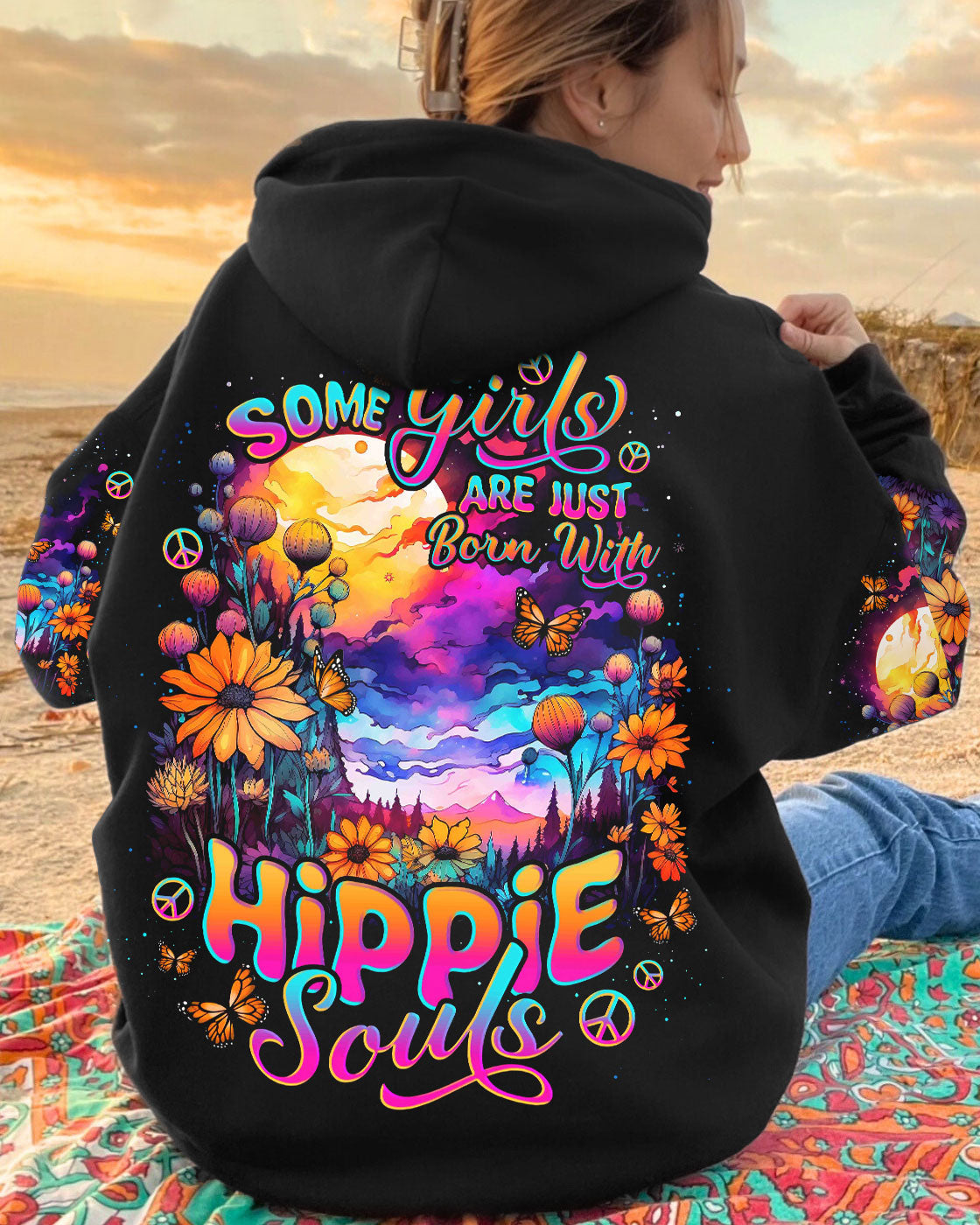 SOME GIRLS ARE JUST BORN ALL OVER PRINT - TLNO1110231