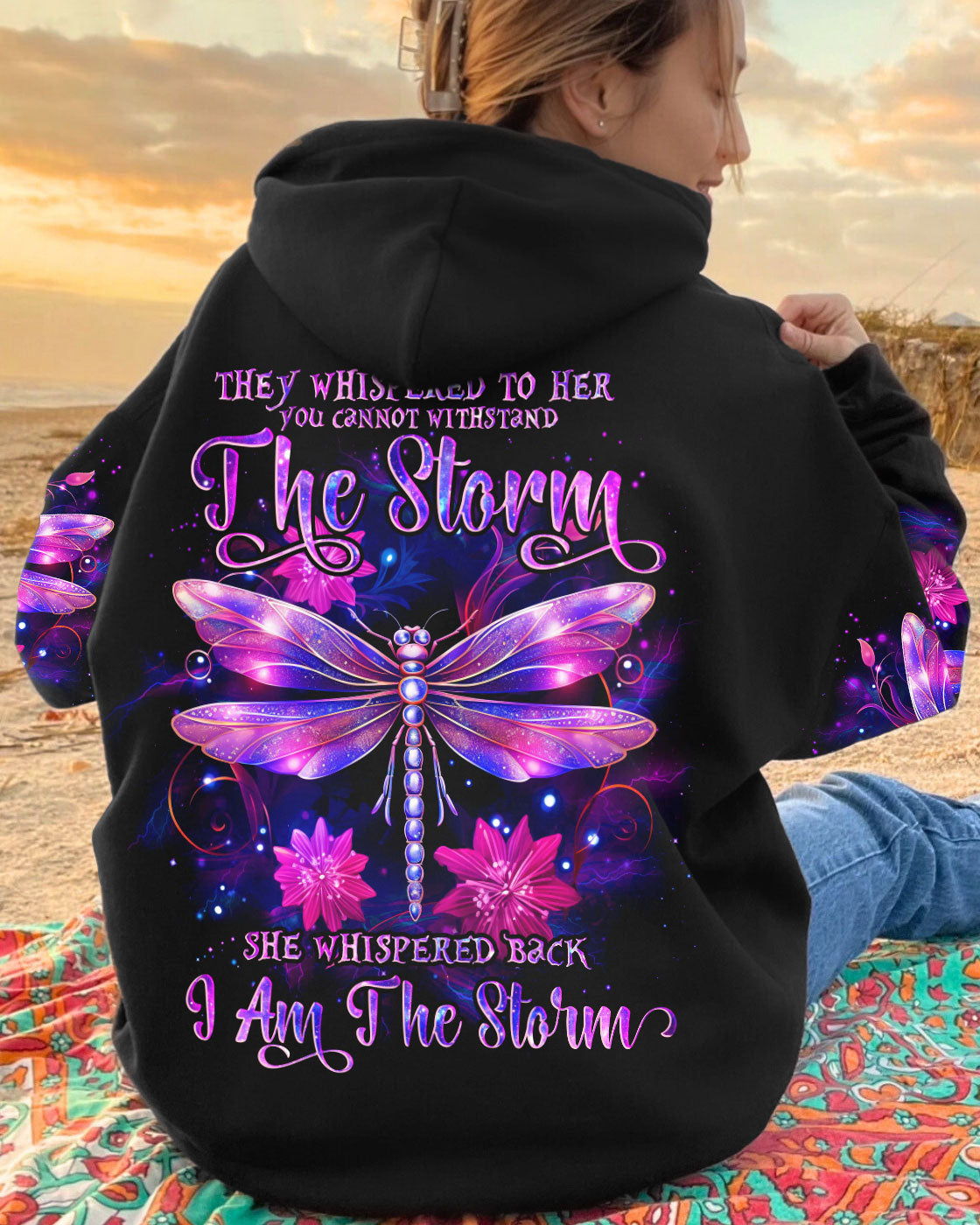 I AM THE STORM DRAGONFLY ALL OVER PRINT - TLNO1210231