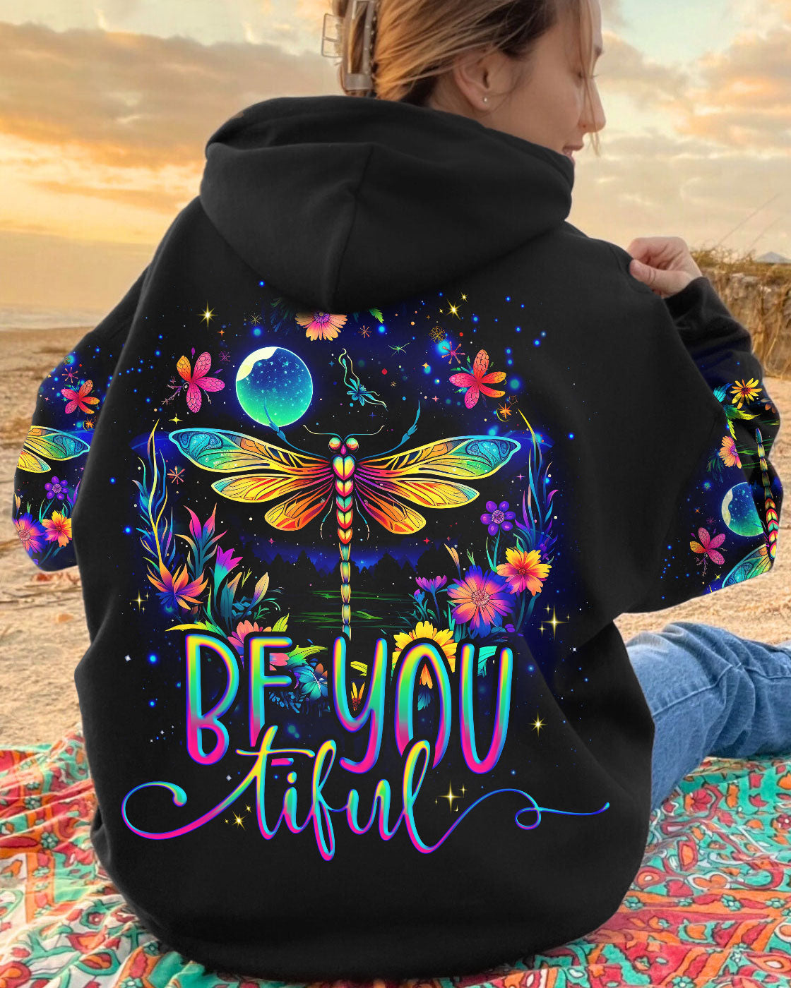 BE YOU TIFUL DRAGONFLY ALL OVER PRINT - TLNO0910231
