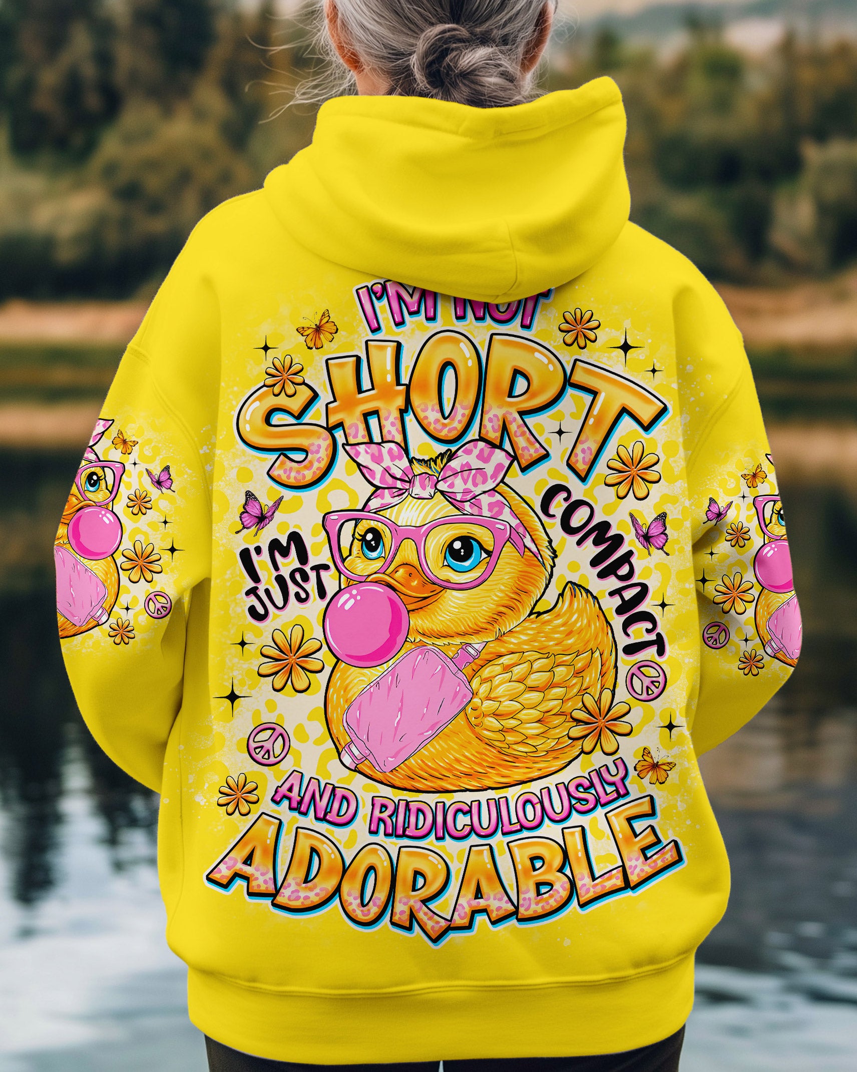 I'M NOT SHORT DUCK ALL OVER PRINT - TLNO1009252