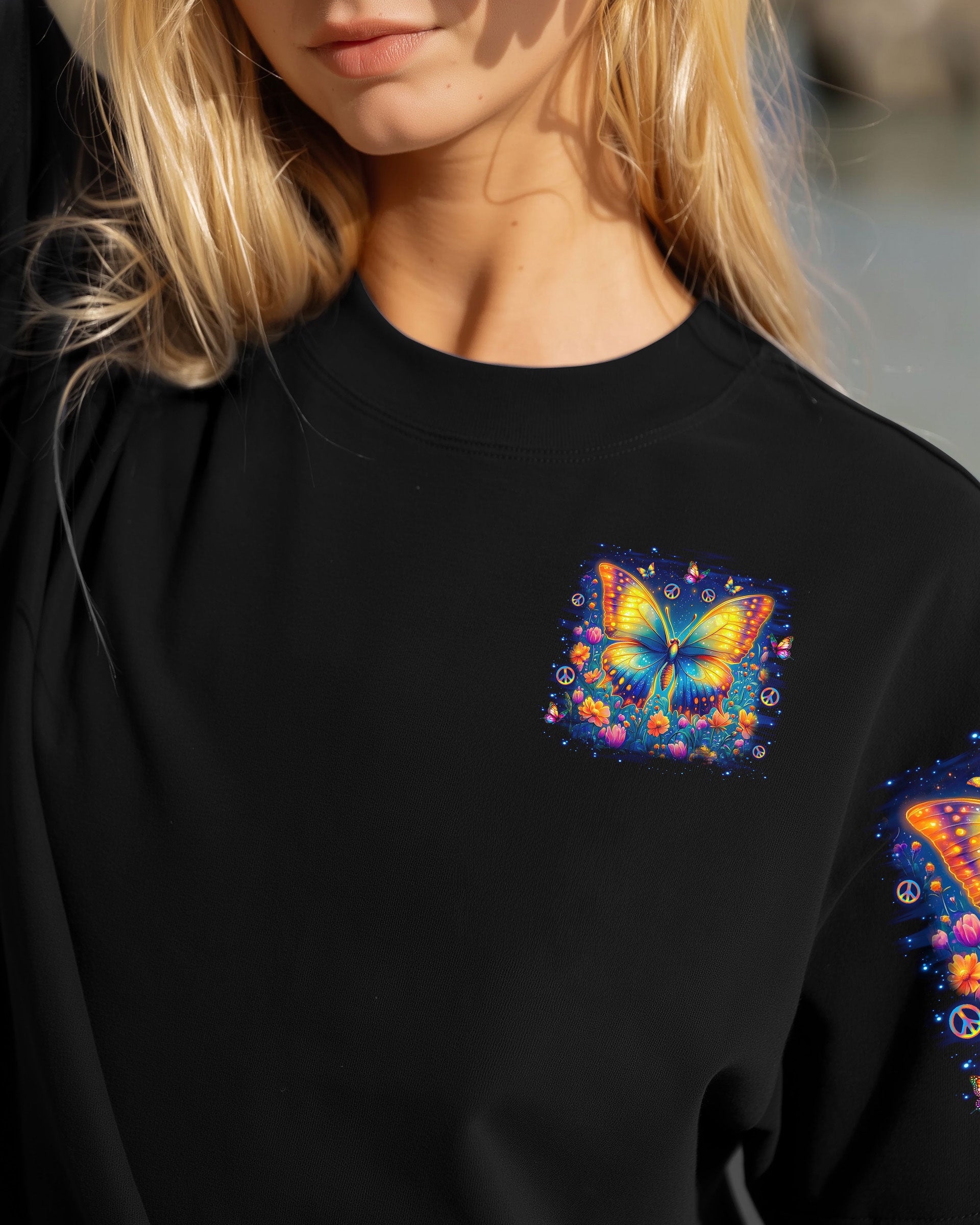 HELLO DARKNESS MY OLD FRIEND BUTTERFLY ALL OVER PRINT - TLNO2909254