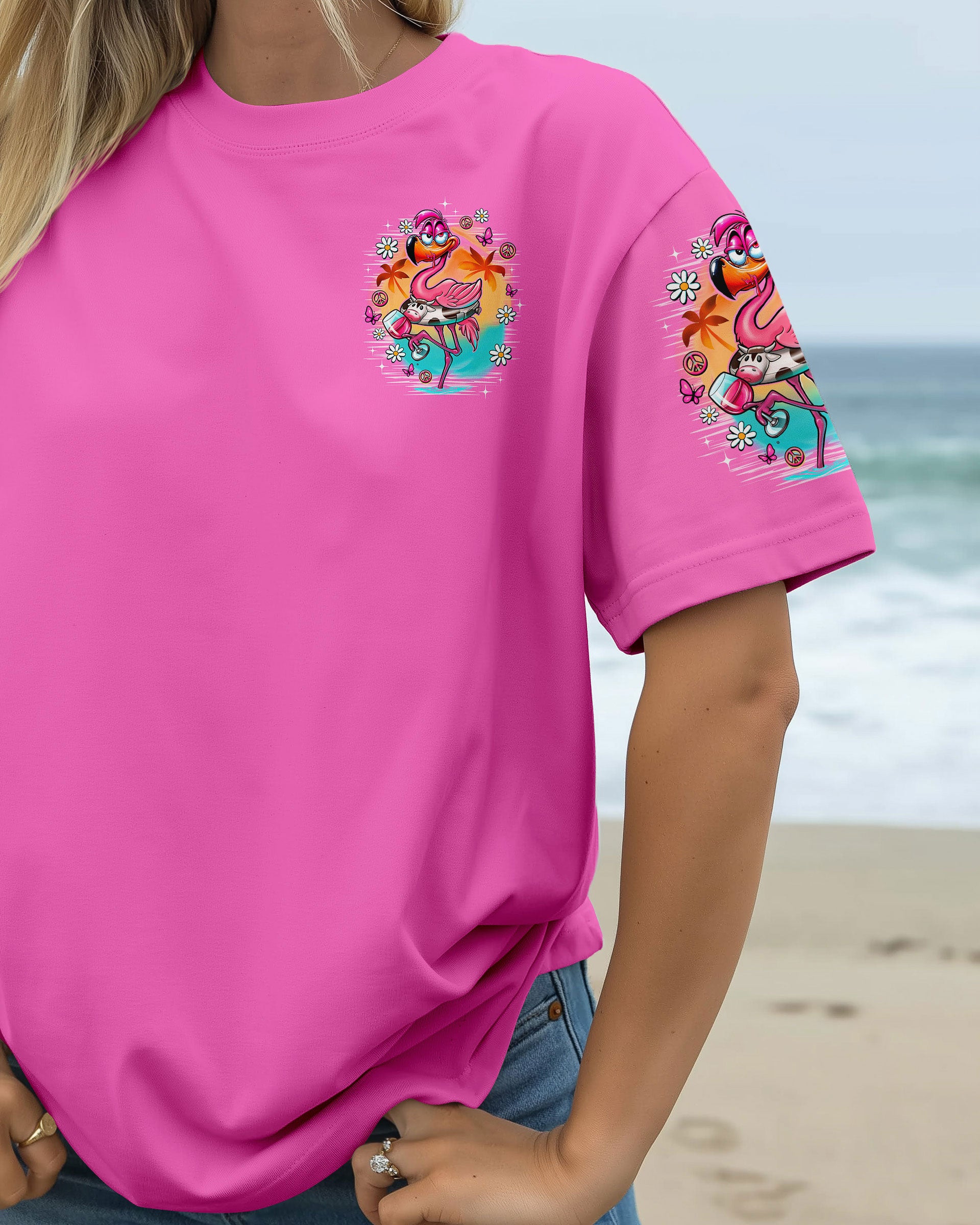 I'M JUST FANCY FLAMINGO ALL OVER PRINT - TLNO2209251