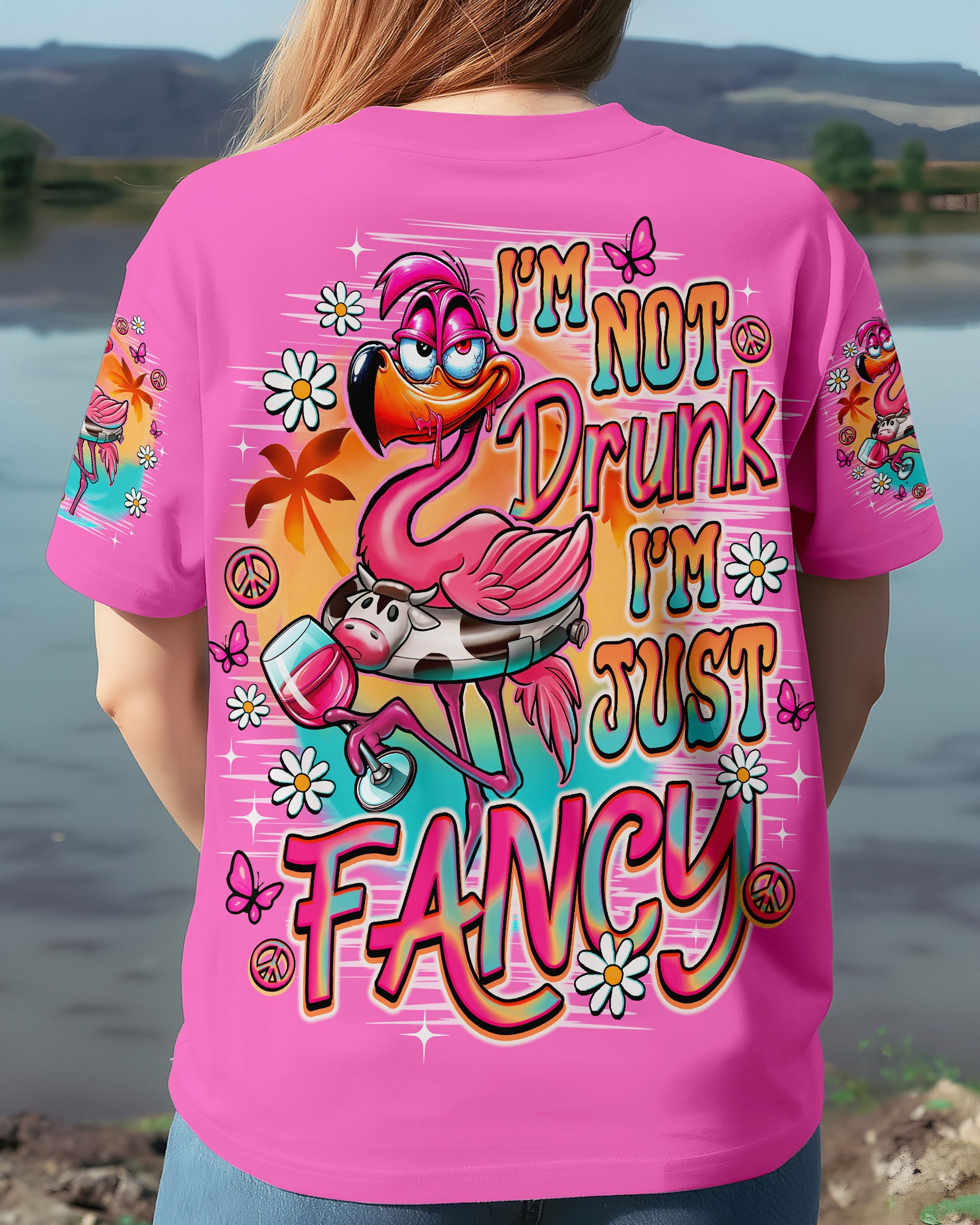 I'M JUST FANCY FLAMINGO ALL OVER PRINT - TLNO2209251