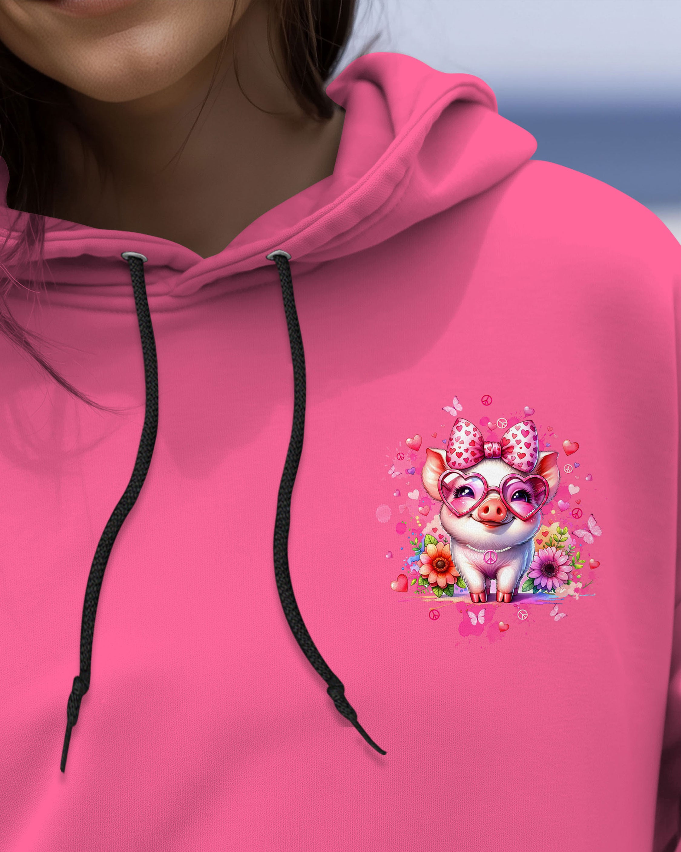 I'M JUST FLUFFY PIG ALL OVER PRINT - TLTW2508252