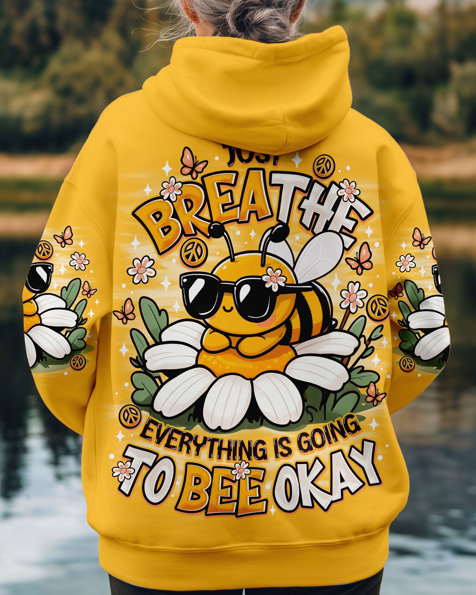 JUST BREATHE BEE ALL OVER PRINT - TLNO1609252