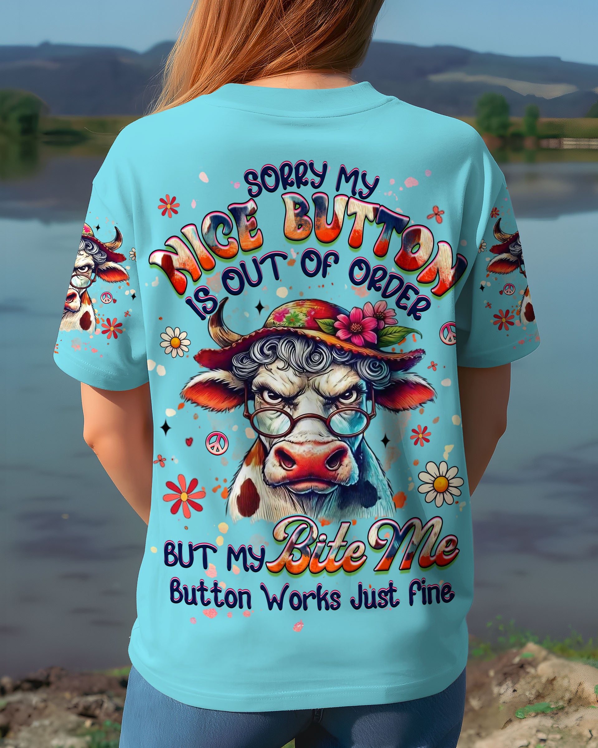 SORRY MY NICE BUTTON IS OUT OF ORDER ALL OVER PRINT - YHHG1109251