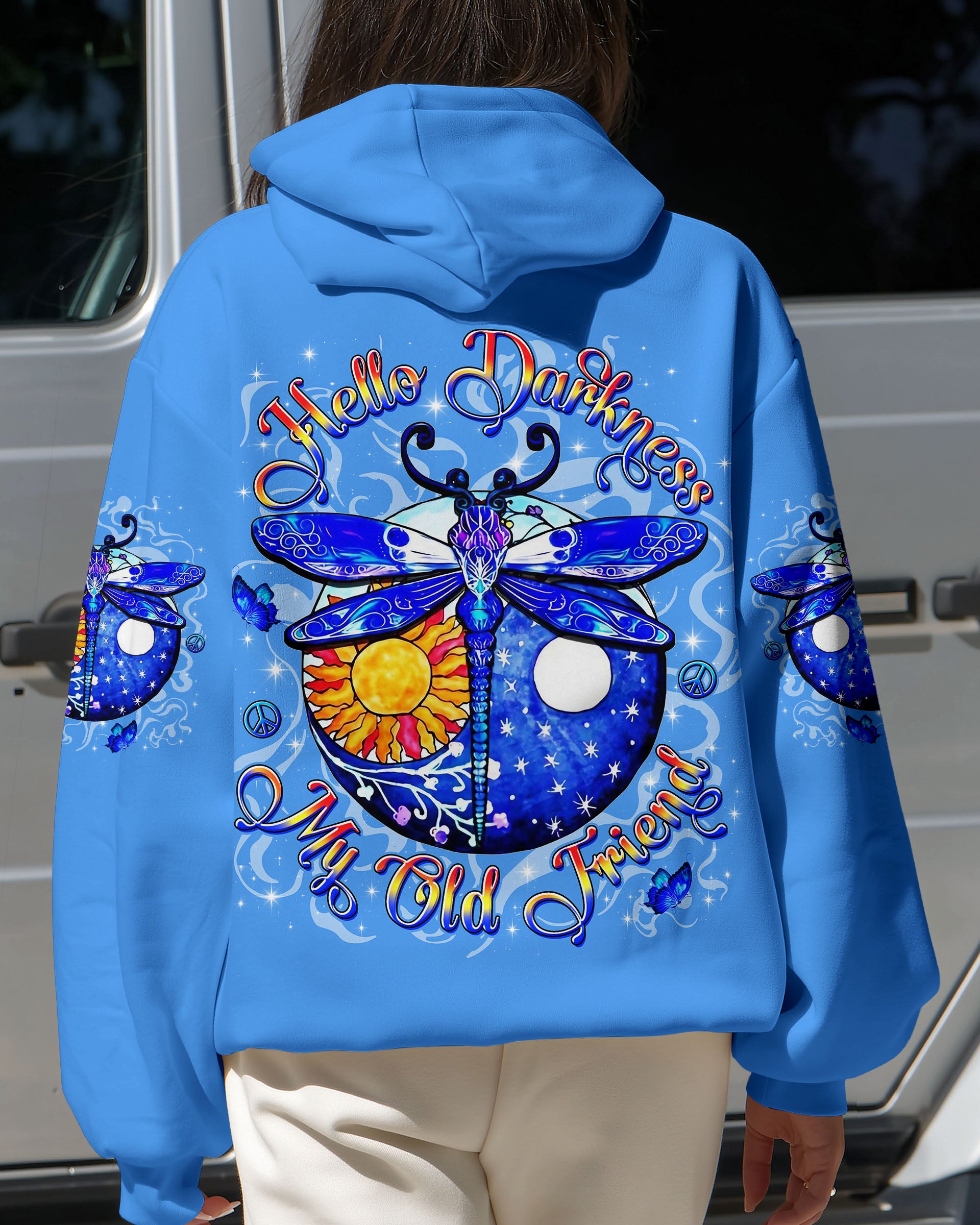 HELLO DARKNESS MY OLD FRIEND DRAGONFLY ALL OVER PRINT - YHLN2209251