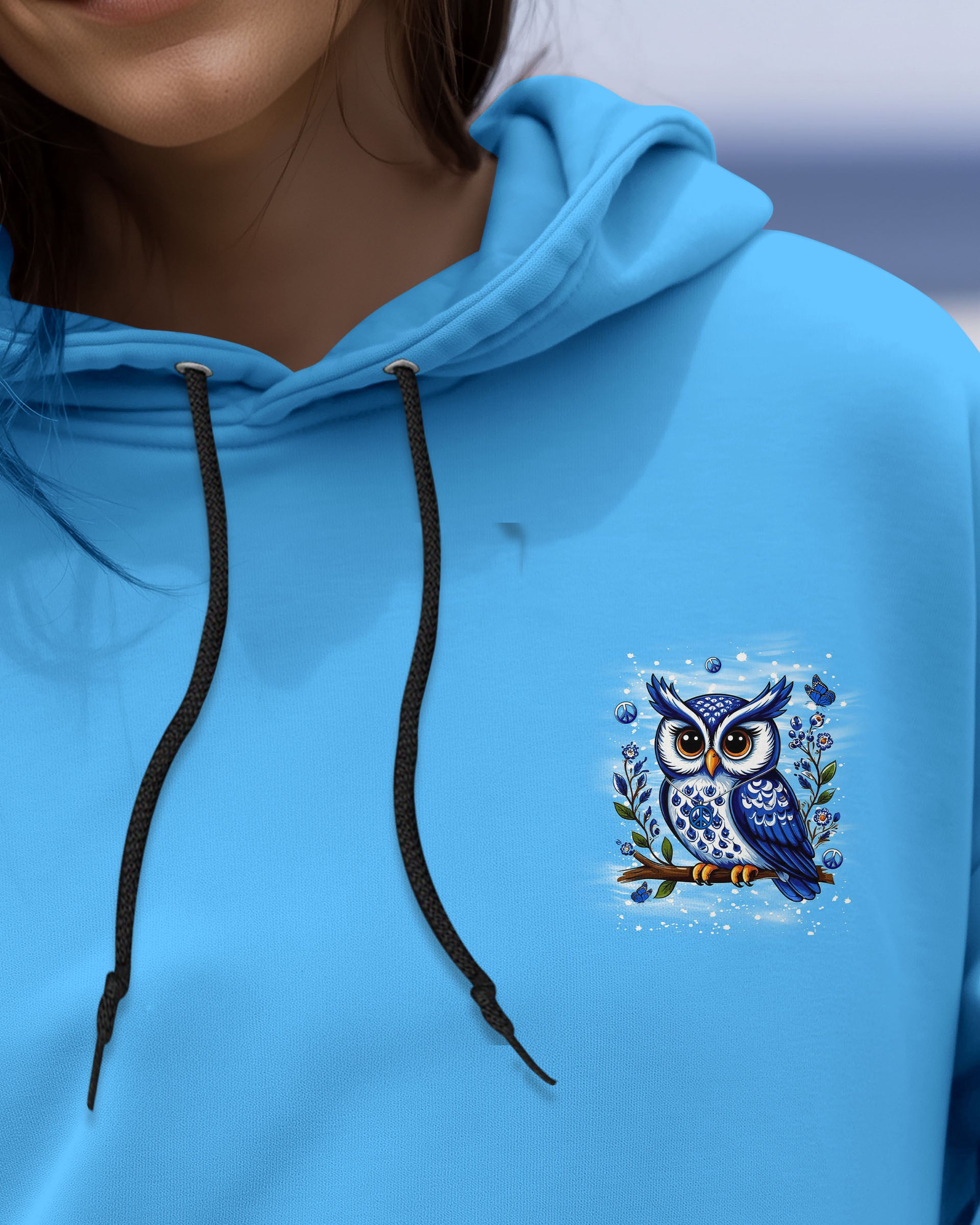 WHISPER WORDS OF WISDOM LET IT BE OWL ALL OVER PRINT - YHLN0710253