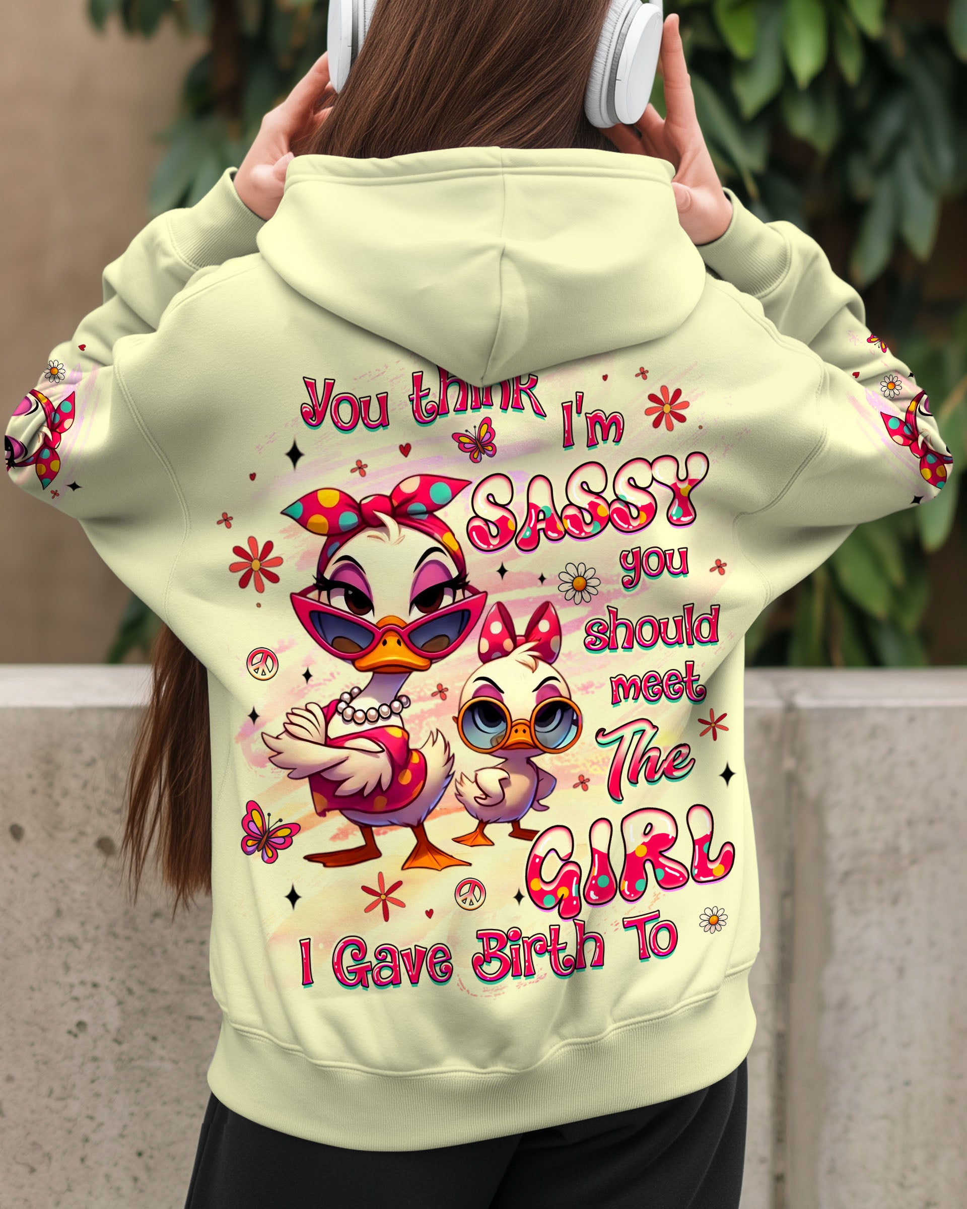 YOU SHOULD MEET THE GIRL DUCK ALL OVER PRINT - YHHG2808251