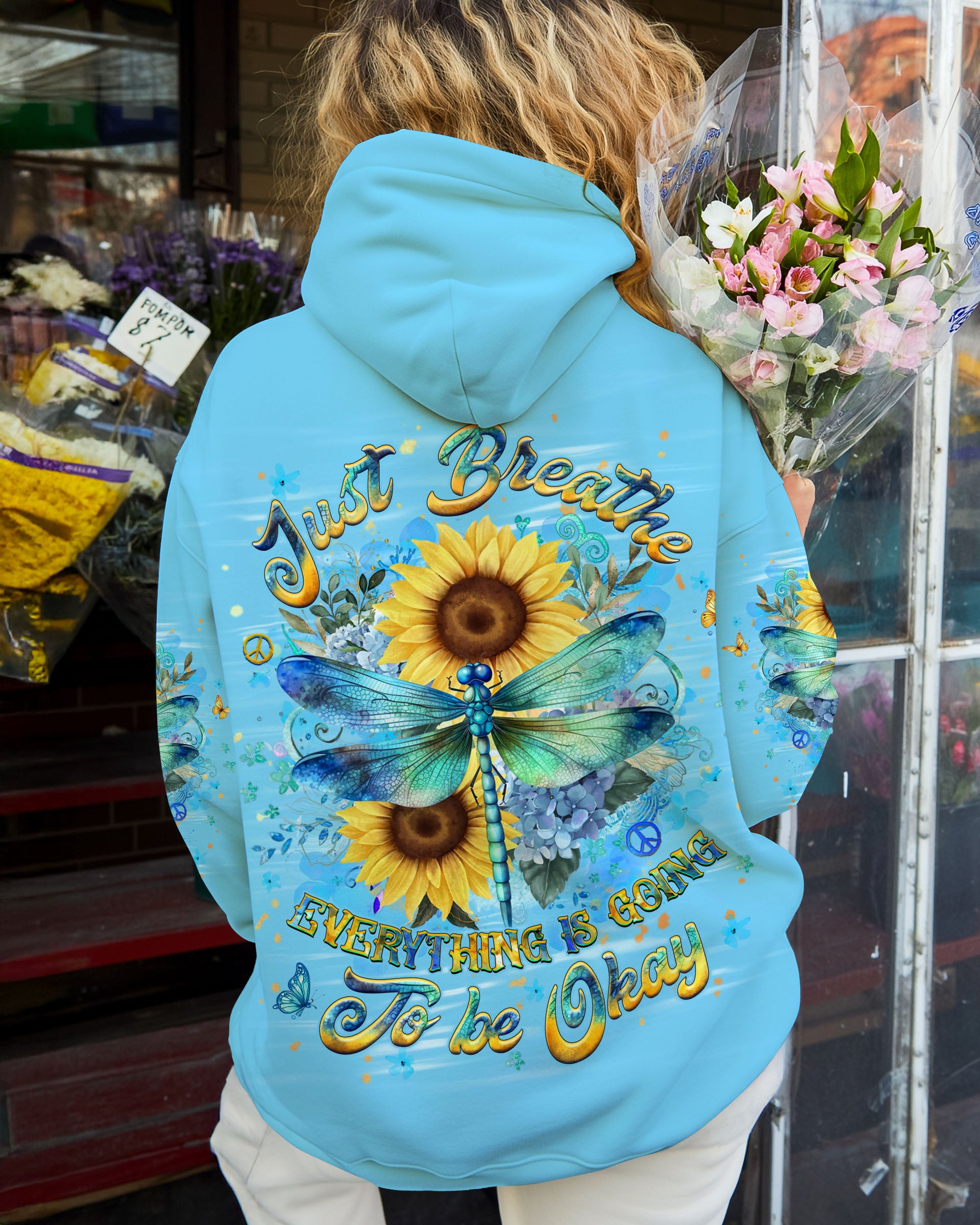 JUST BREATHE DRAGONFLY ALL OVER PRINT - YHHG2909254
