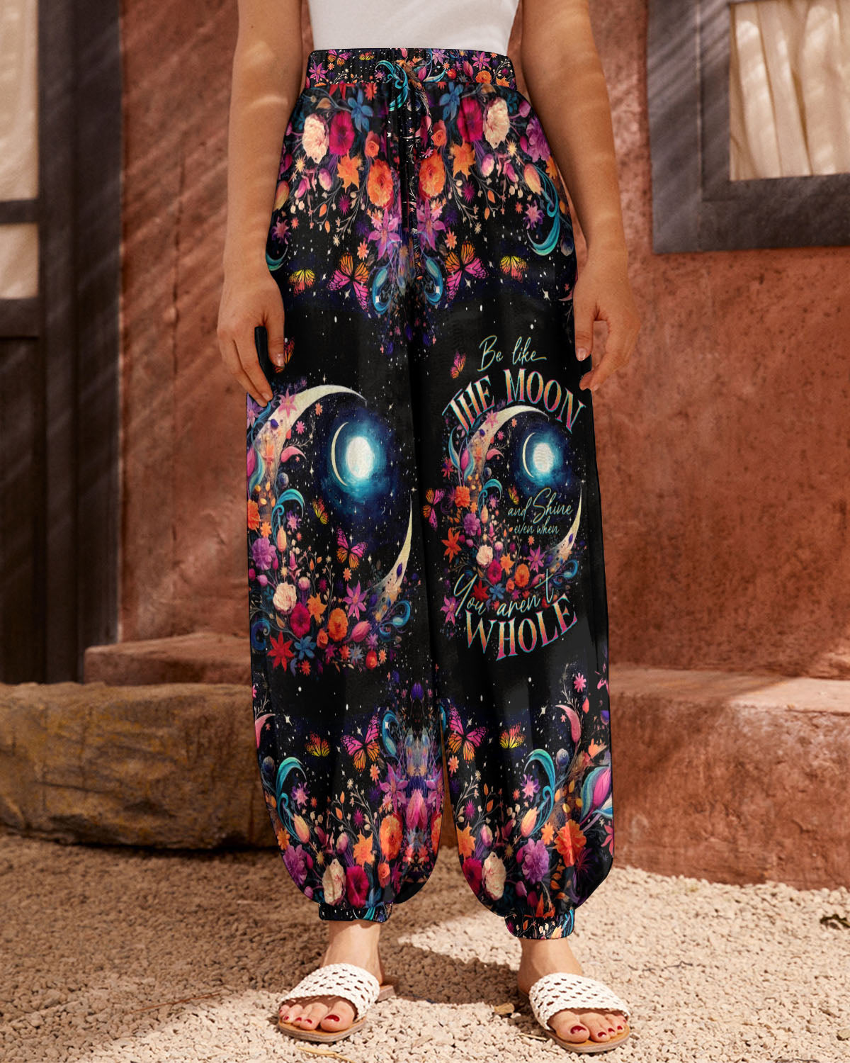 BE LIKE THE MOON FLOWERS ALL OVER PRINT - TLTW1305234