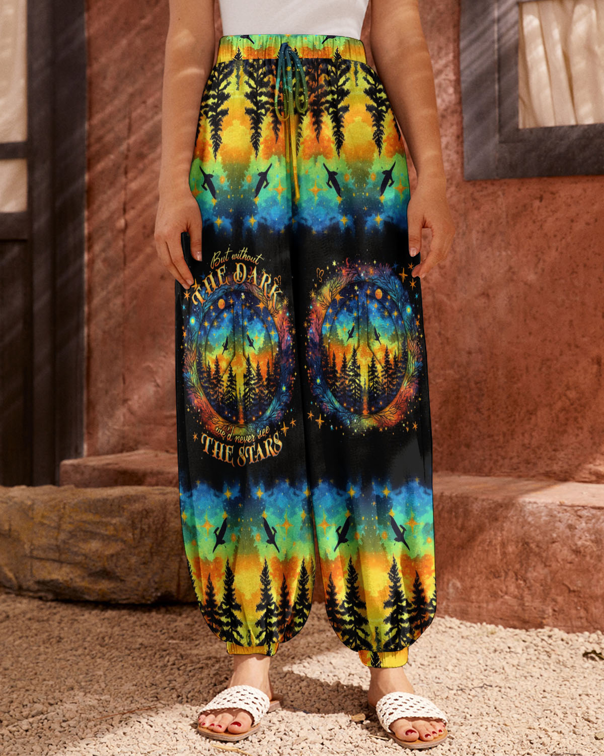 BUT WITHOUT THE DARK FOREST COLORFUL ALL OVER PRINT - TLNT2205232