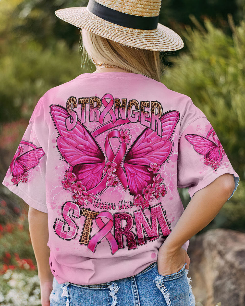 STRONGER THAN THE STORM BUTTERFLY ALL OVER PRINT - TLNO1208231