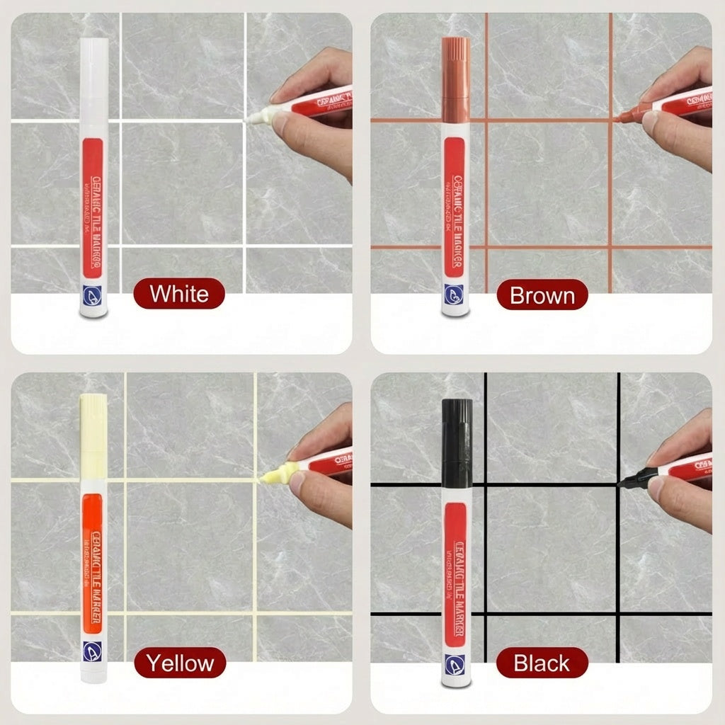 🖌️ Anti-Mould & Waterproof Joint Pen for Ceramic Tiles! 🧱