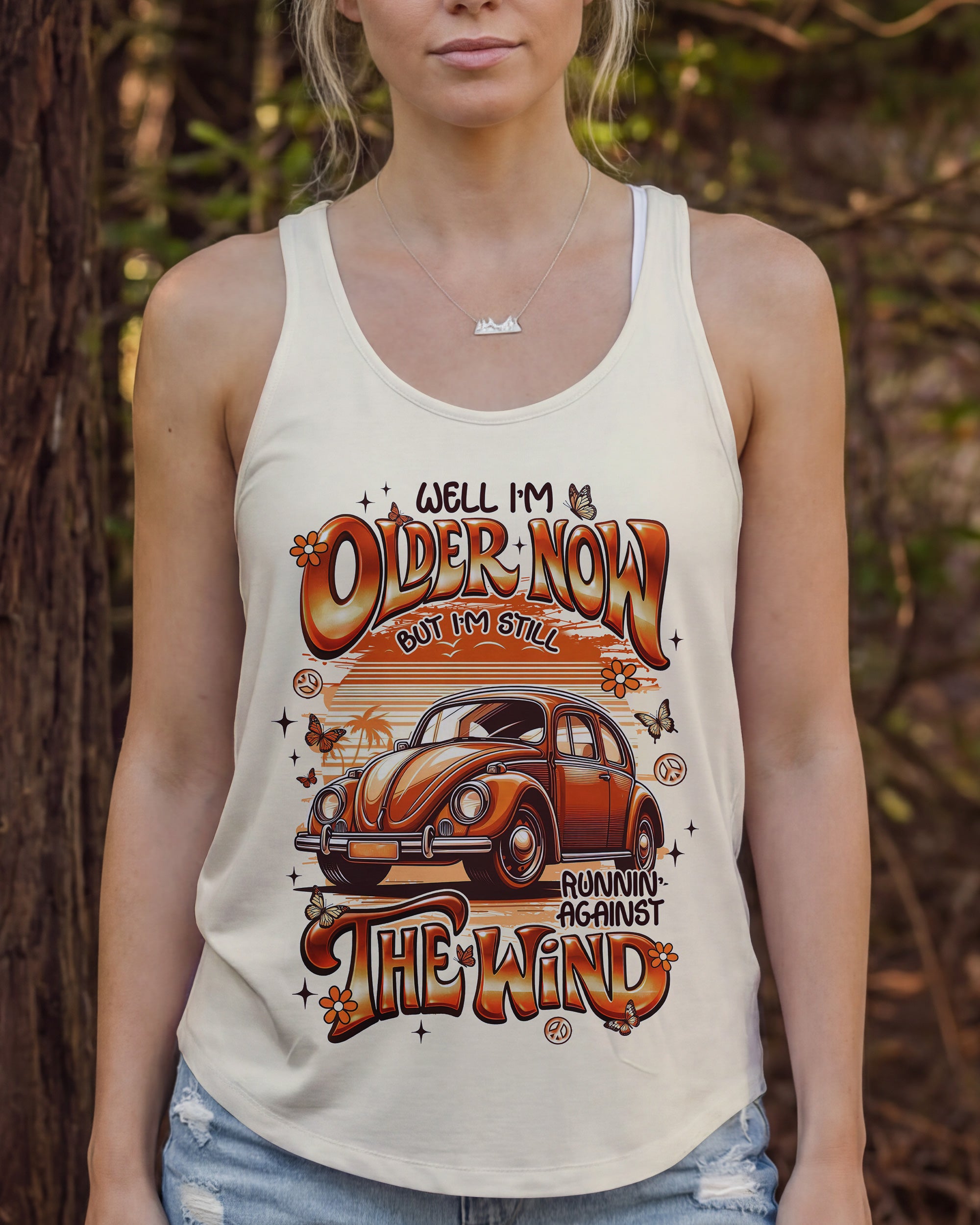 RUNNING AGAINST THE WIND RETRO CAR ALL OVER PRINT  - TLNT2003262
