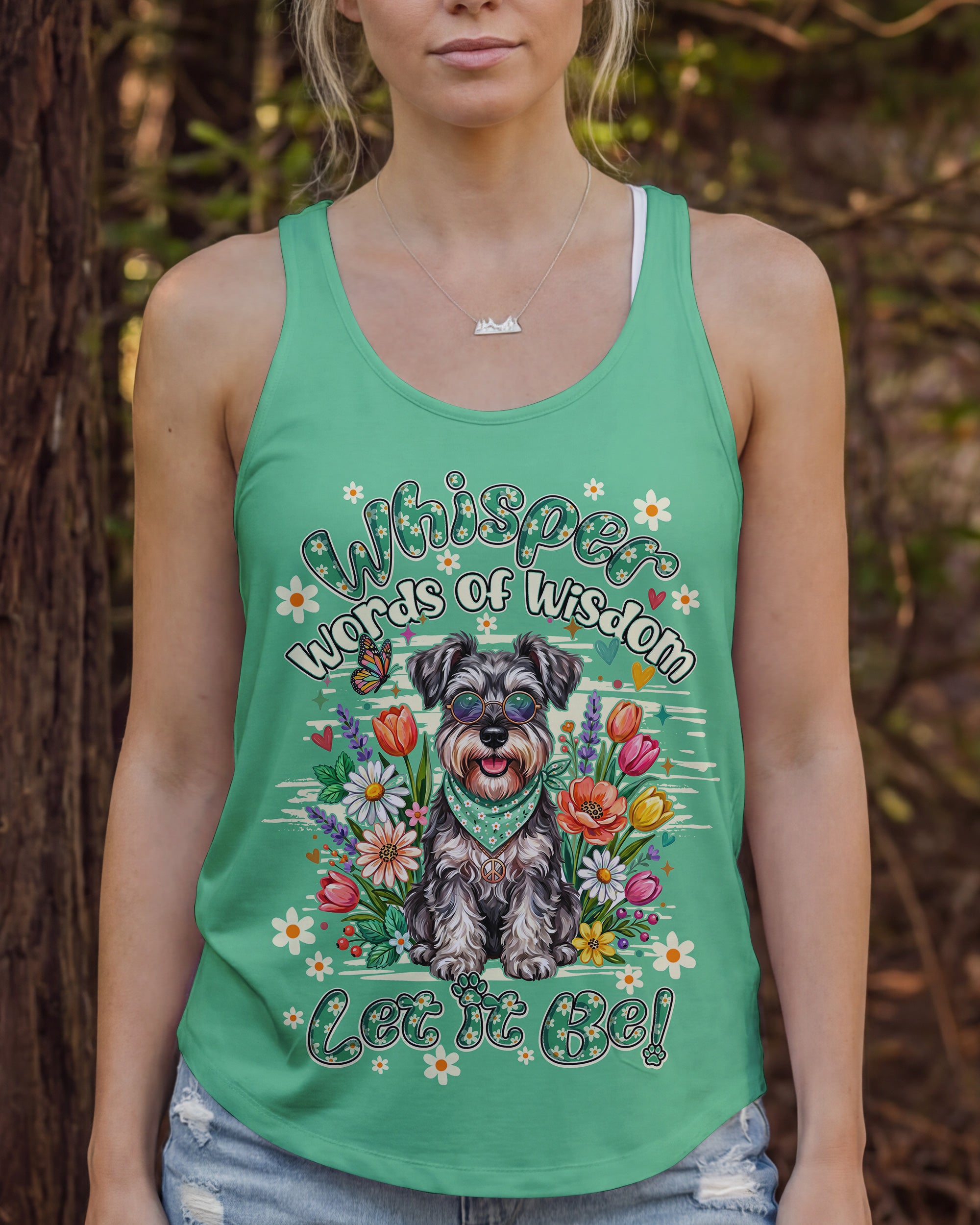 WHISPER WORDS OF WISDOM LET IT BE SCHNAUZER DOG ALL OVER PRINT - TY2204261