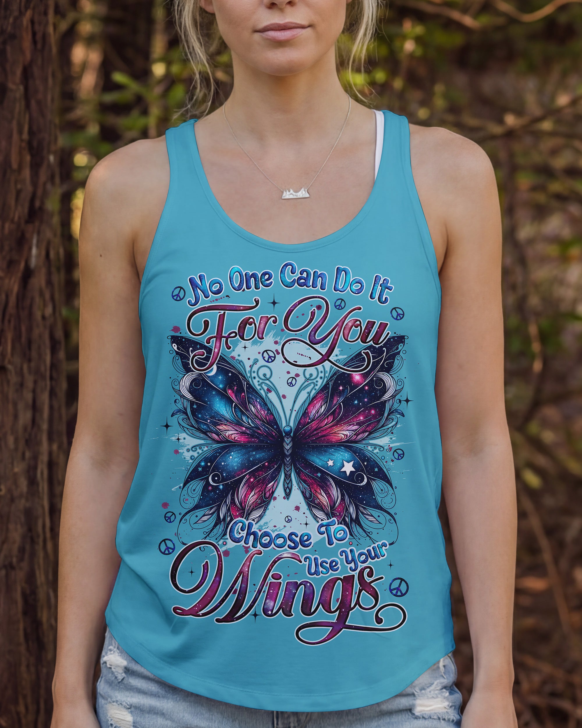 CHOOSE TO USE YOUR WINGS BUTTERFLY ALL OVER PRINT - TYQY2702262