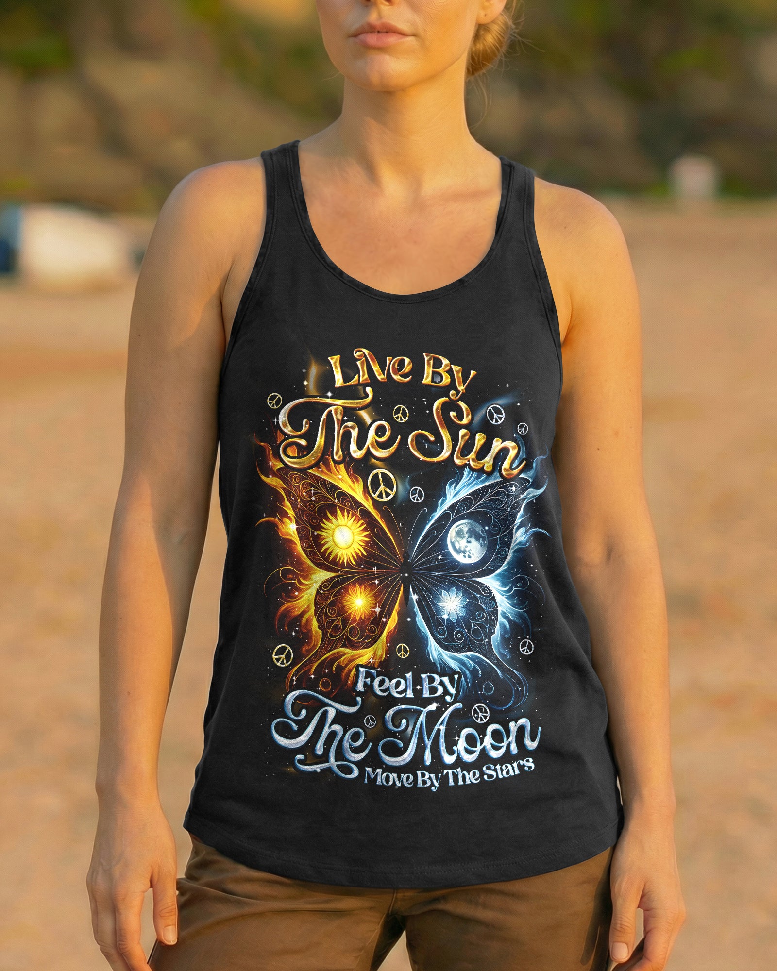 LIVE BY THE SUN BUTTERFLY ALL OVER PRINT - TYQY1102263
