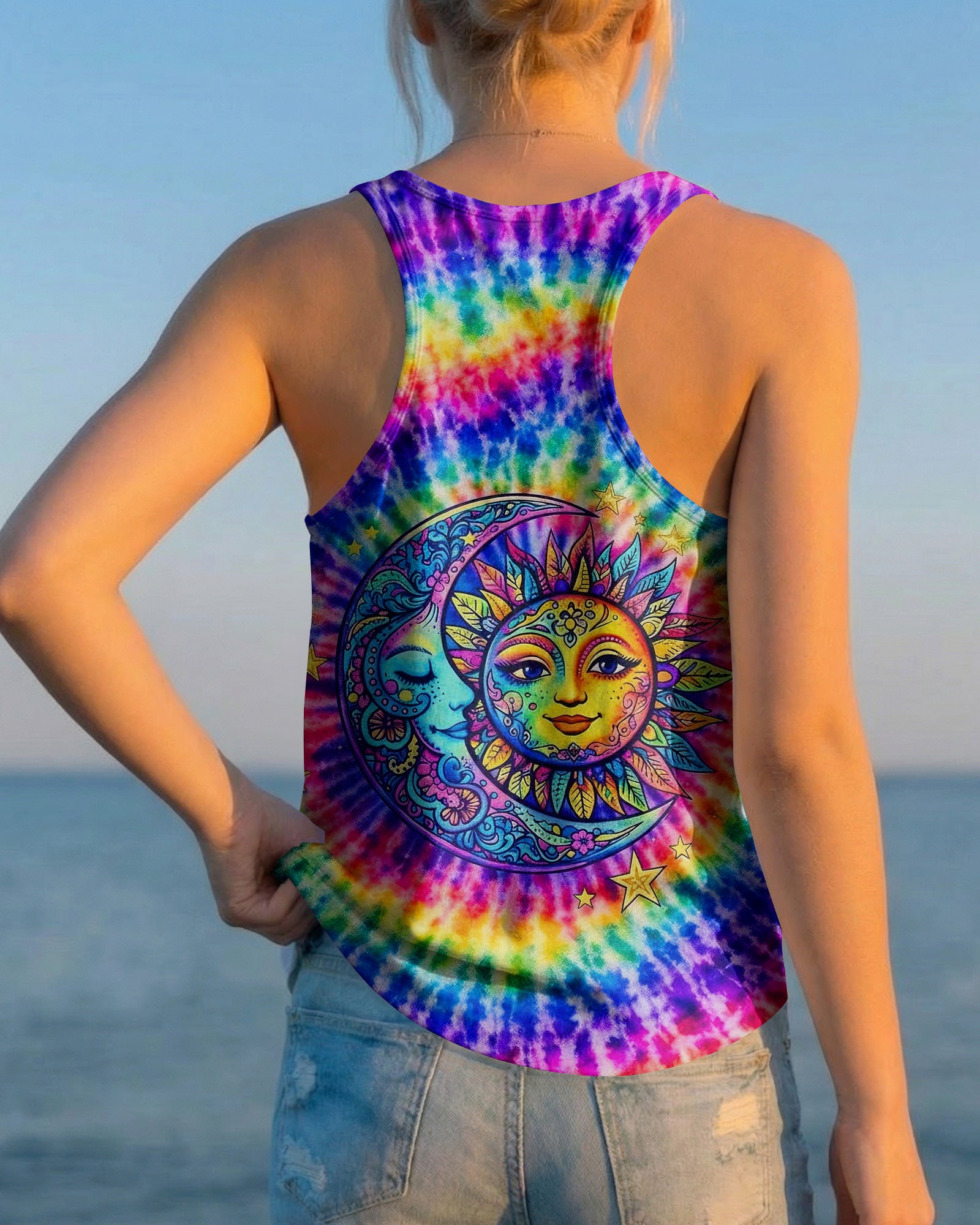 LIVE BY THE SUN RADIANT SWIRL ALL OVER PRINT - YHLN2602262