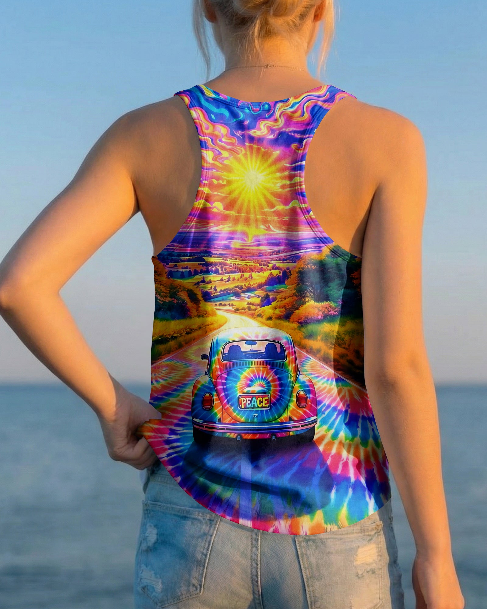 RADIANT HIPPIE CAR ALL OVER PRINT - YHHG0402263