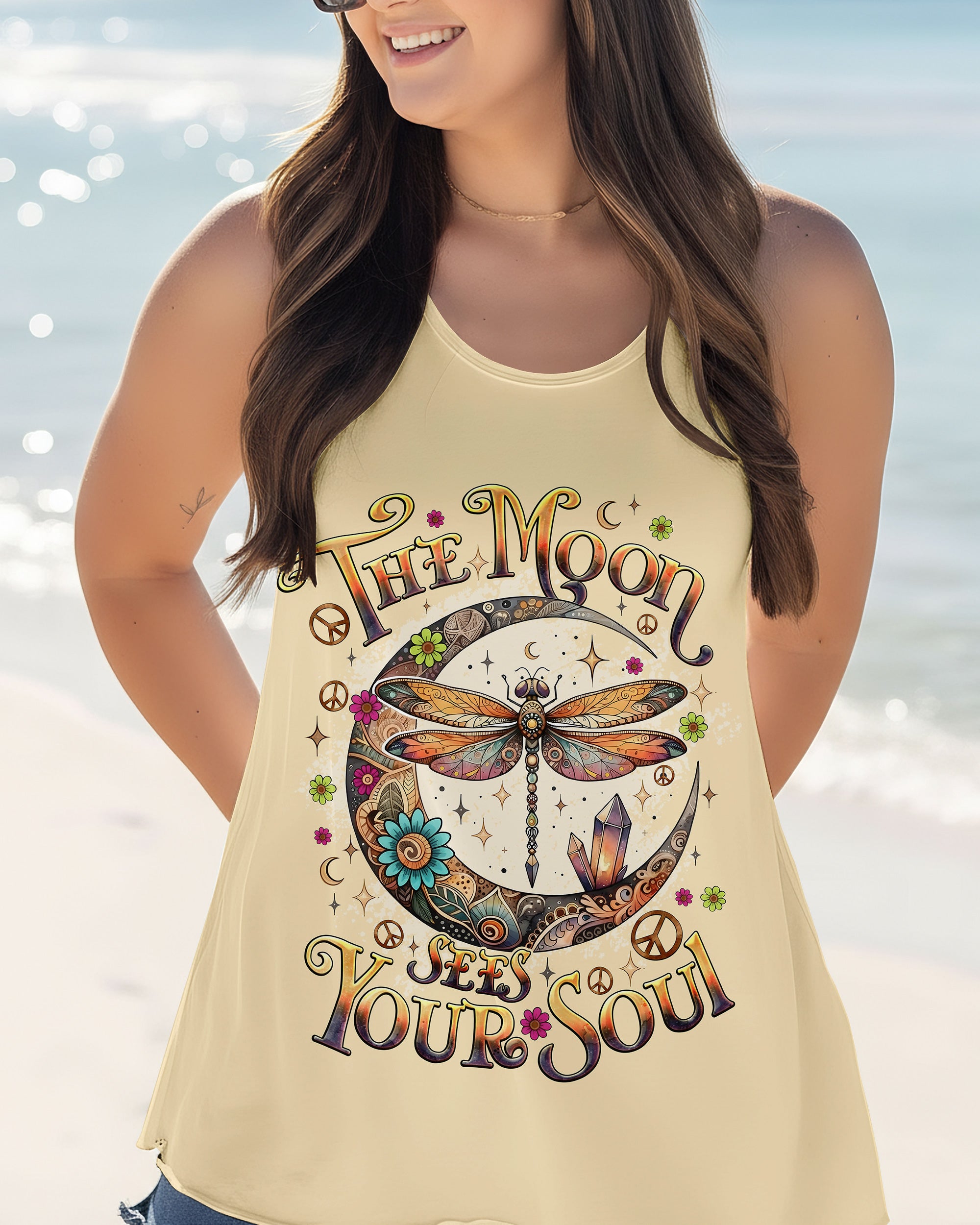 THE MOON SEES YOUR SOUL DRAGONFLY ALL OVER PRINT - TYQY0402261