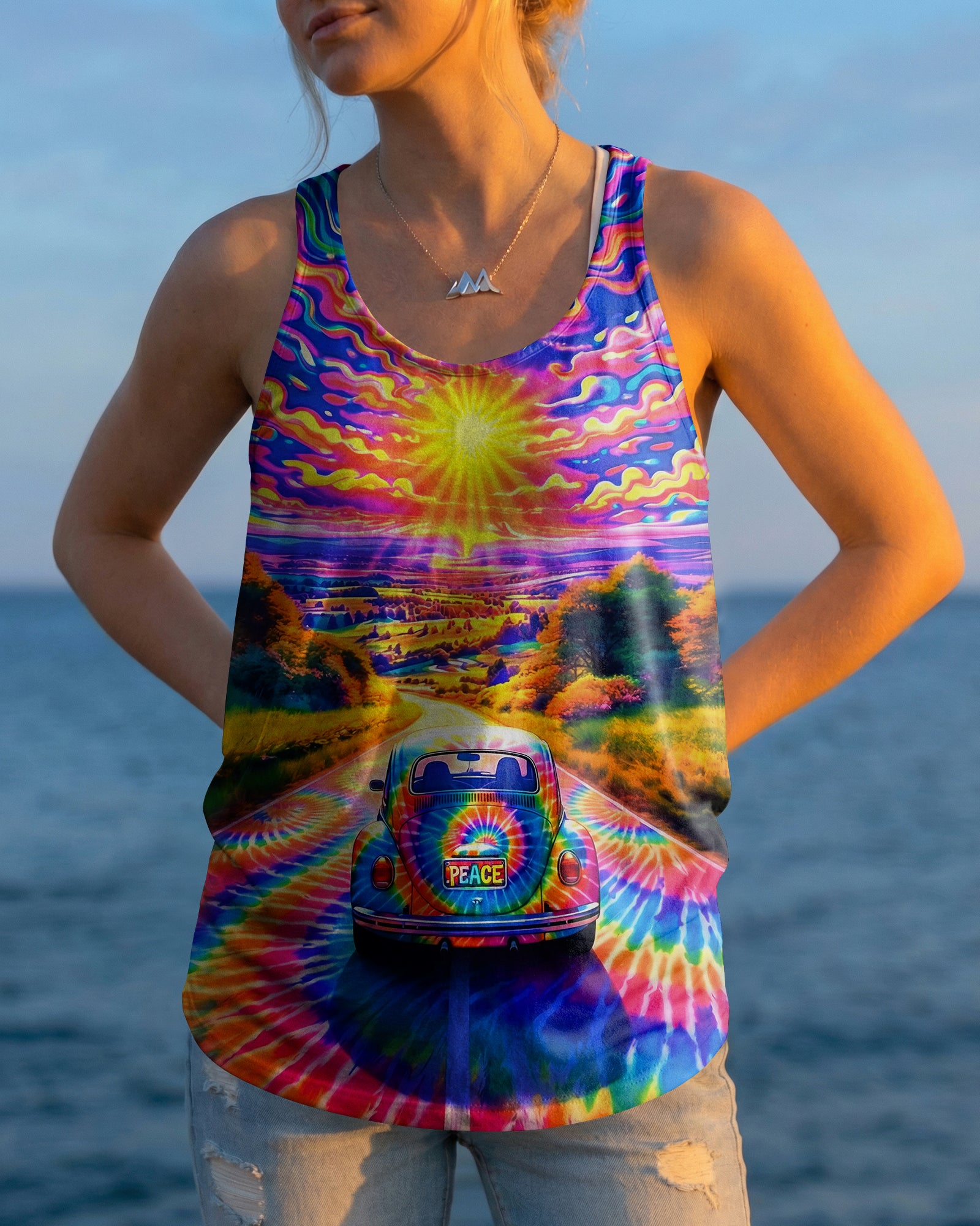 RADIANT HIPPIE CAR ALL OVER PRINT - YHHG0402263