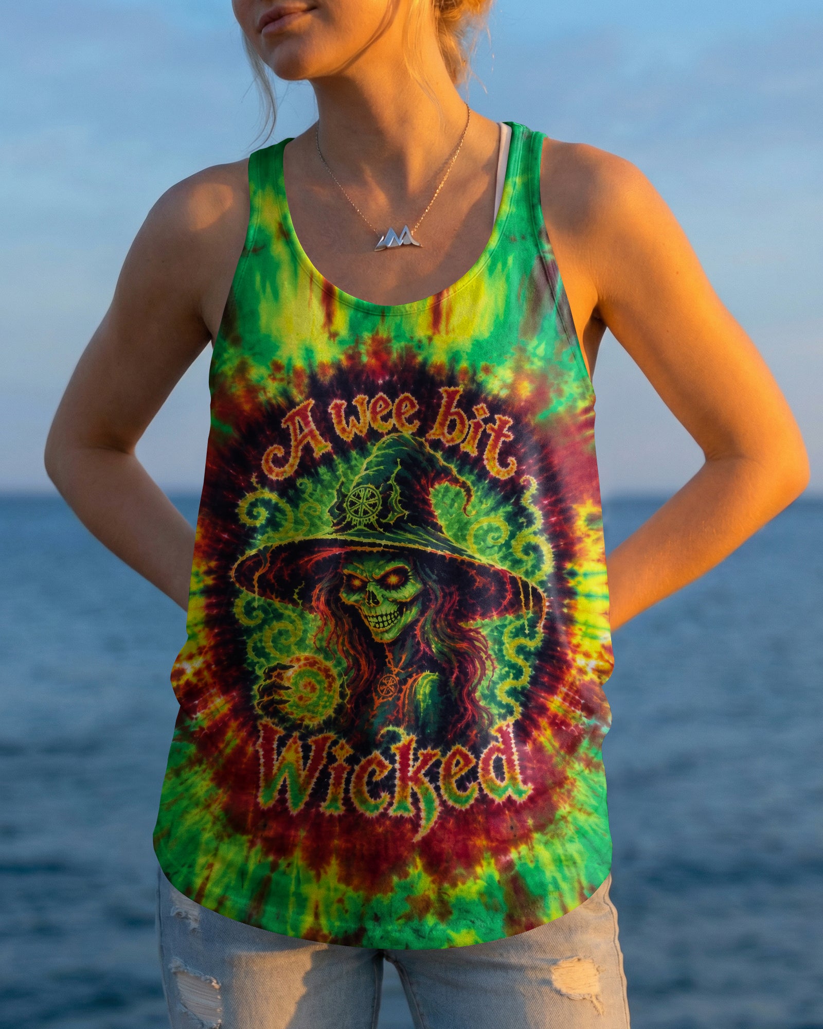 A WEE BIT WICKED HIPPIE WITCH ALL OVER PRINT - RI1307261