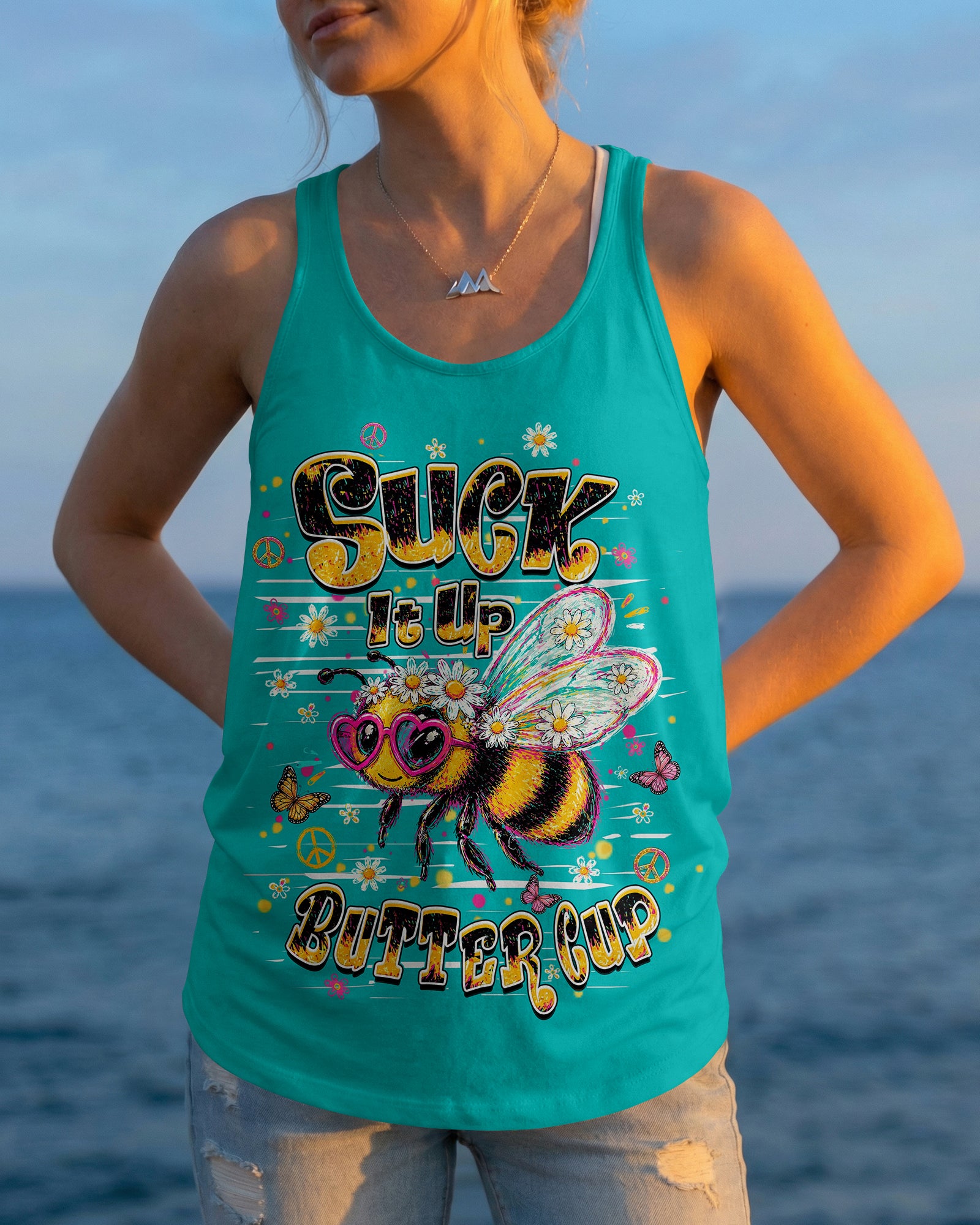 SUCK IT UP BUTTERCUP BEE ALL OVER PRINT  - TLHN1106261