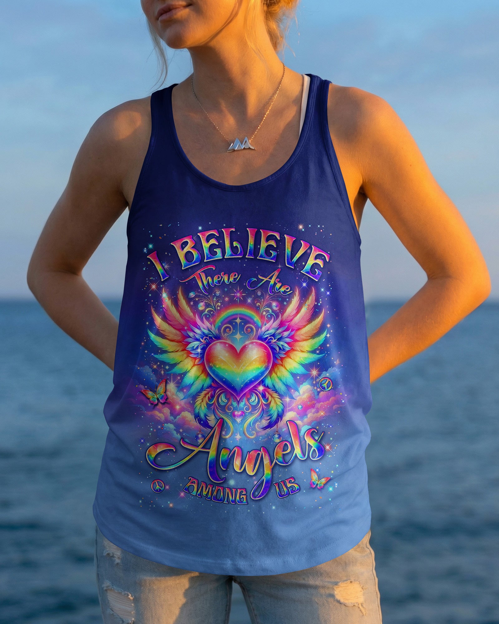 I BELIEVE THERE ARE ANGELS AMONG US ALL OVER PRINT - TYLN0503262