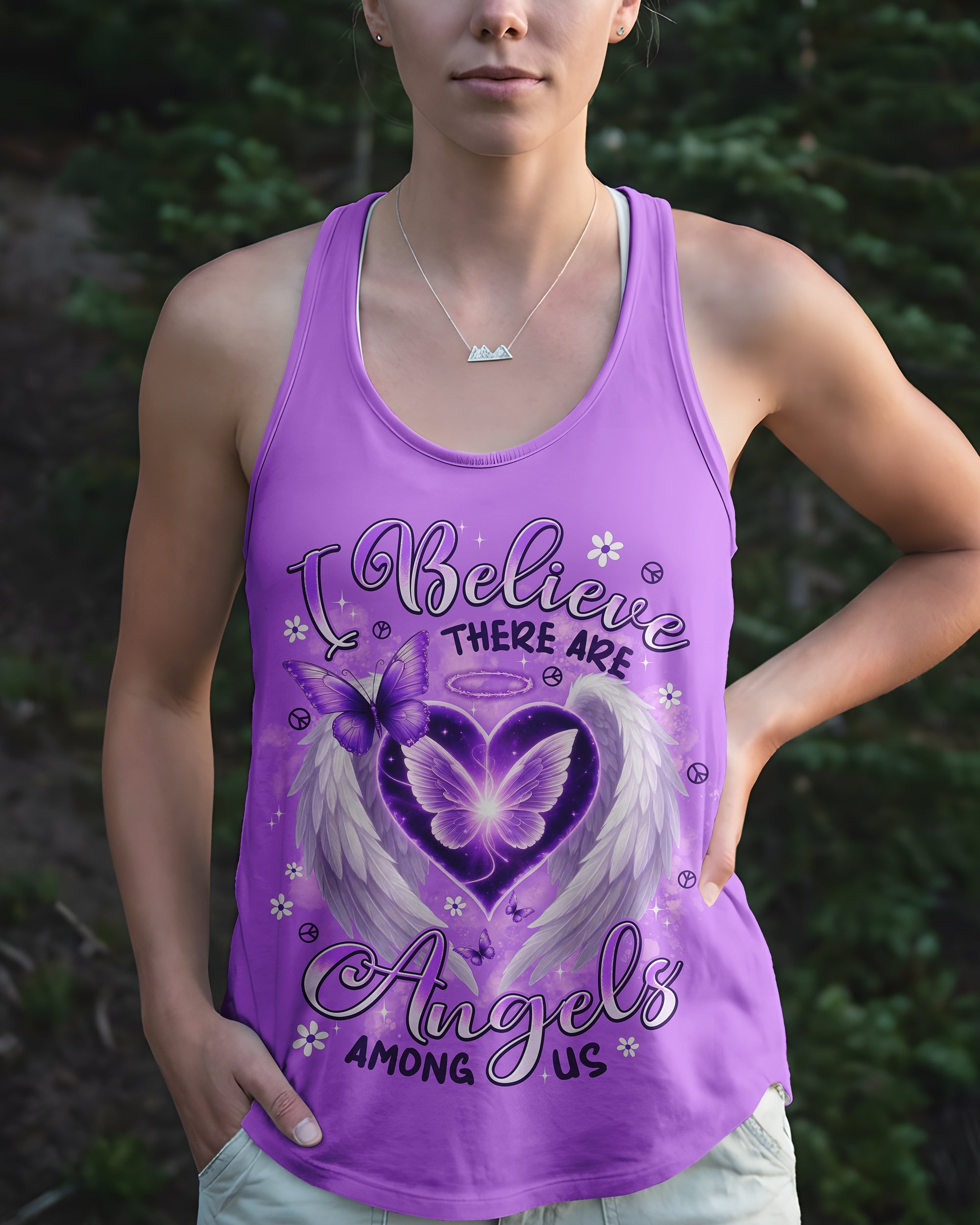 I BELIEVE THERE ARE ANGELS AMONG US ALL OVER PRINT - TYPQ0203262