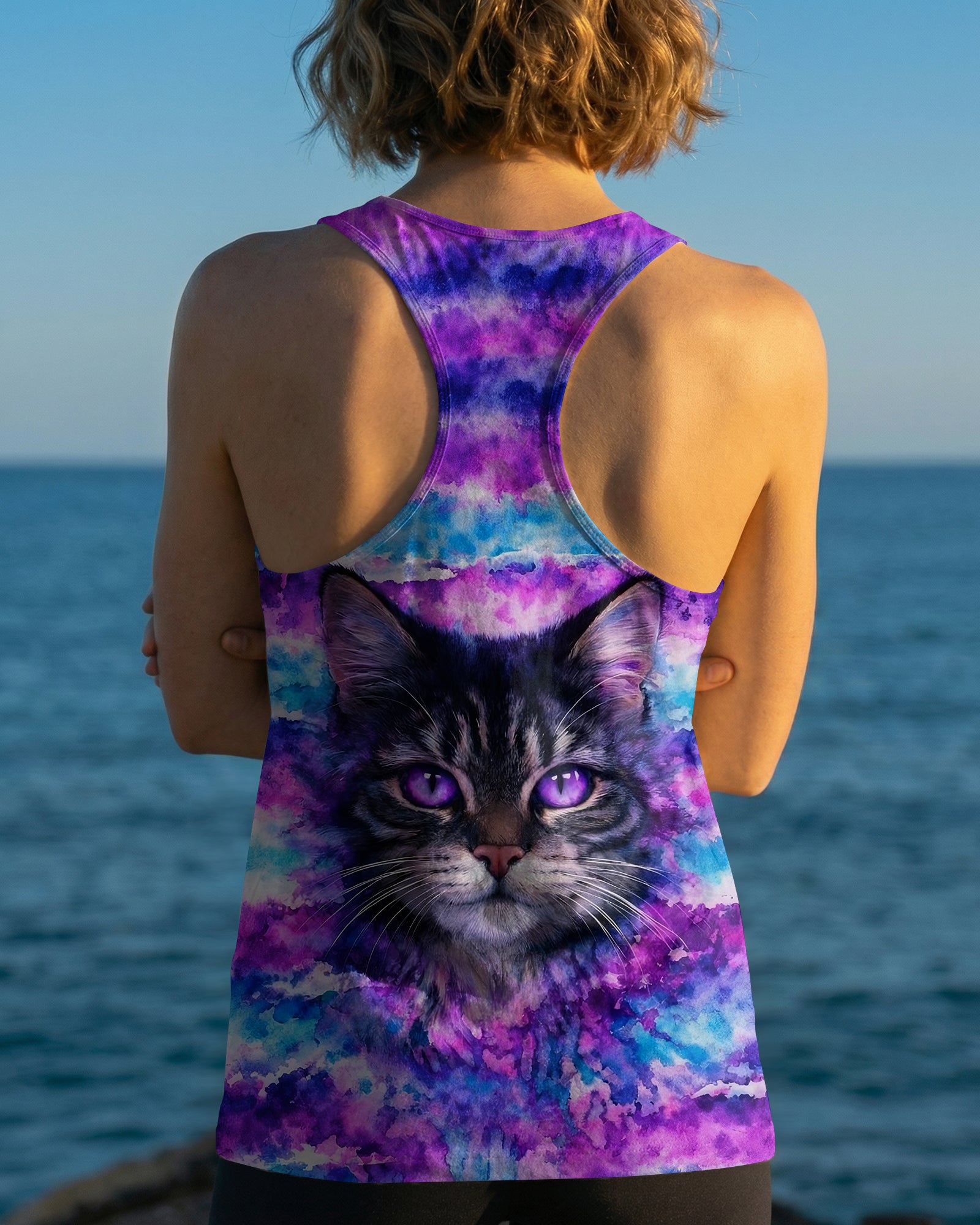 MYSTICAL CAT ALL OVER PRINT - TLNO0903262