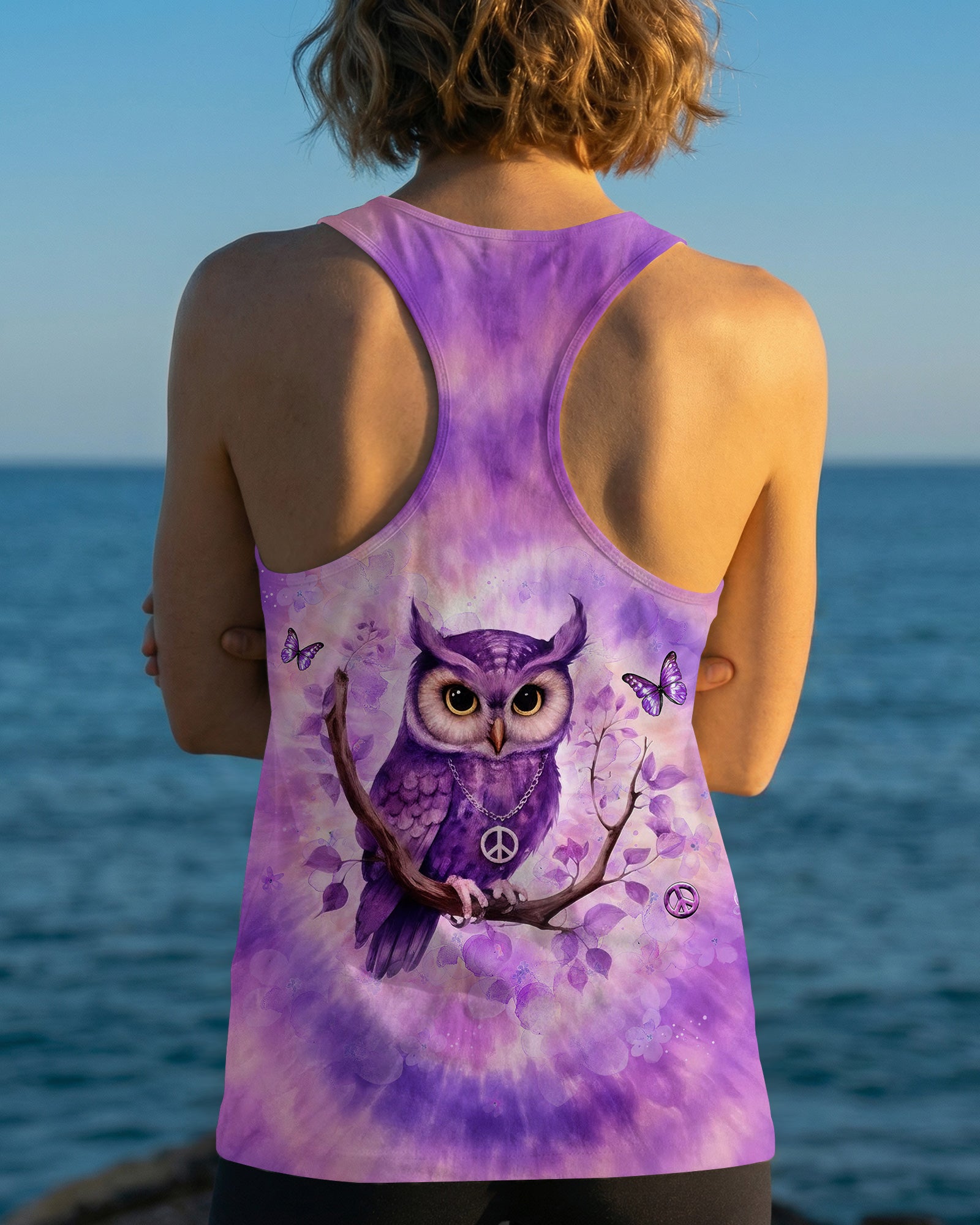 WHISPER WORDS OF WISDOM LET IT BE OWL ALL OVER PRINT - YHHG2702261