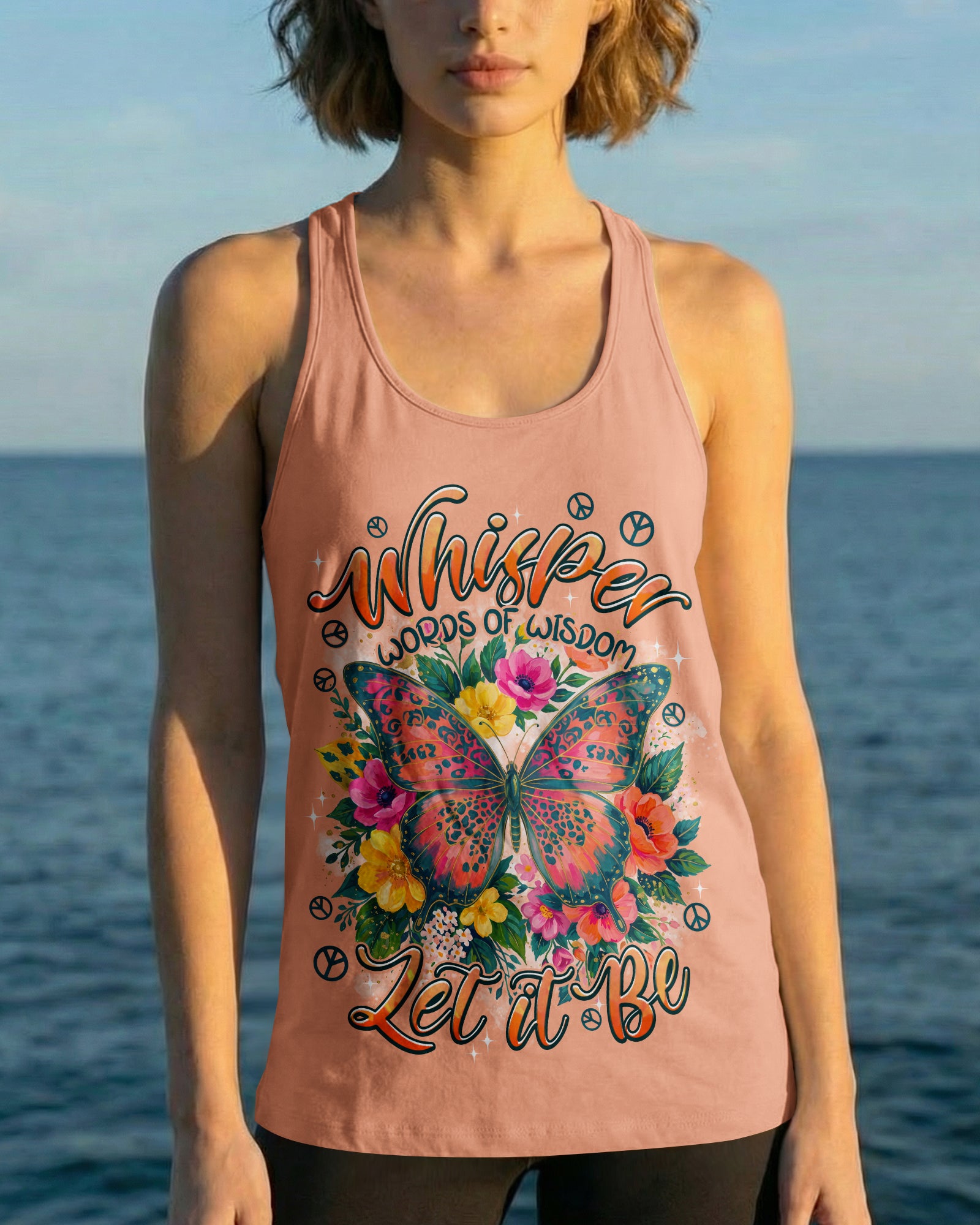 WHISPER WORDS OF WISDOM LET IT BE BUTTERFLY ALL OVER PRINT - TYPQ2207263