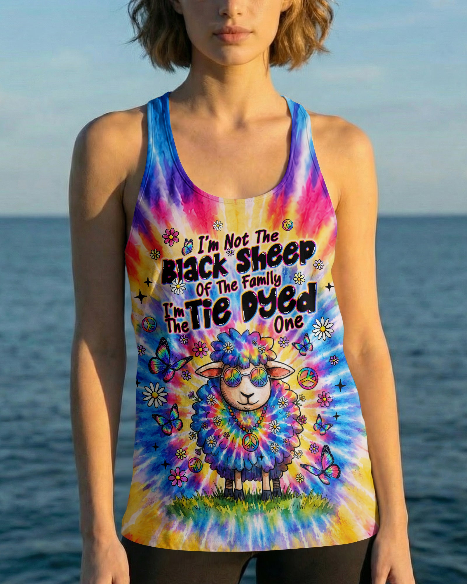 I'M NOT THE BLACK SHEEP SWIRL ALL OVER PRINT - TLNT1307262